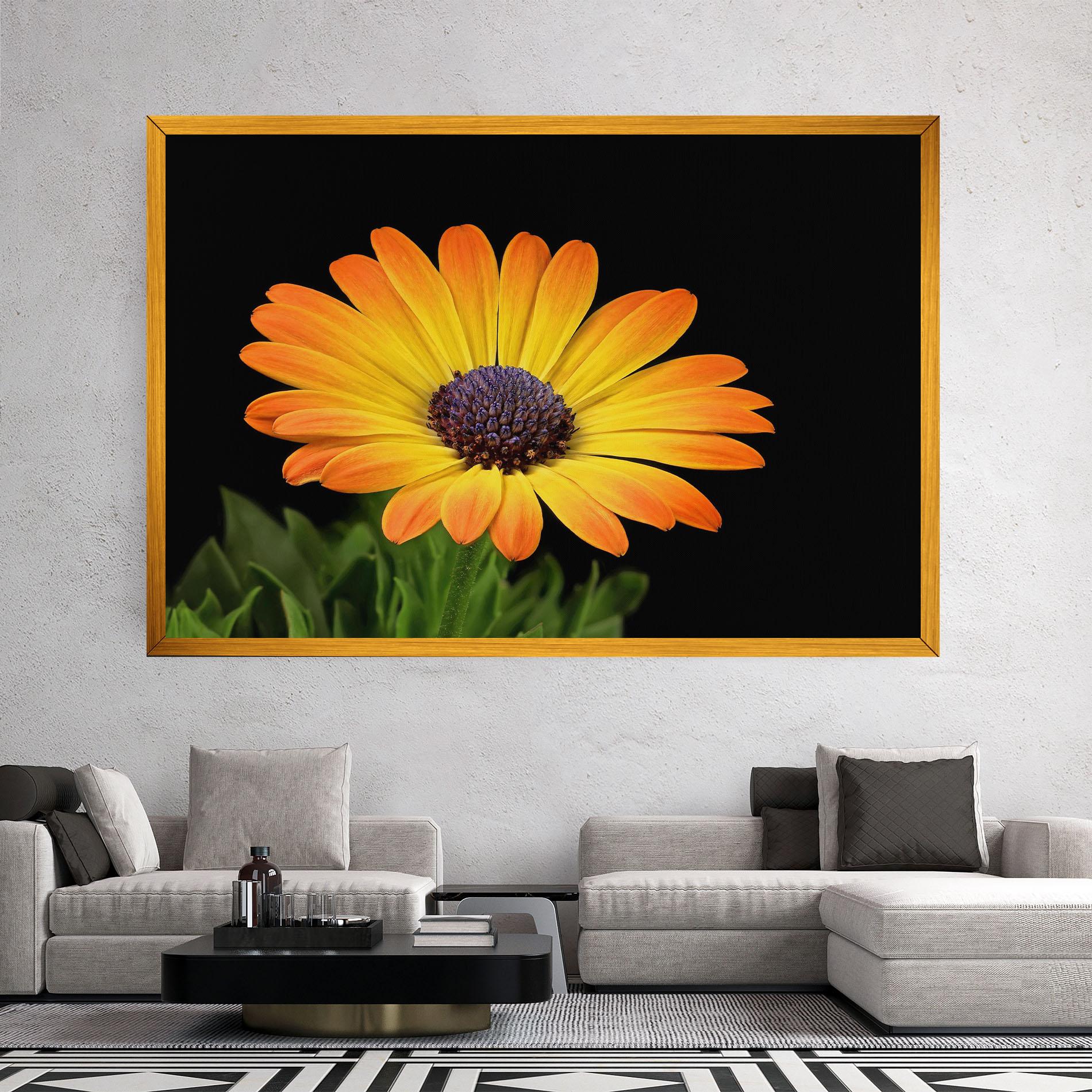 Tablou Canvas Yellow Daisy mockup 2