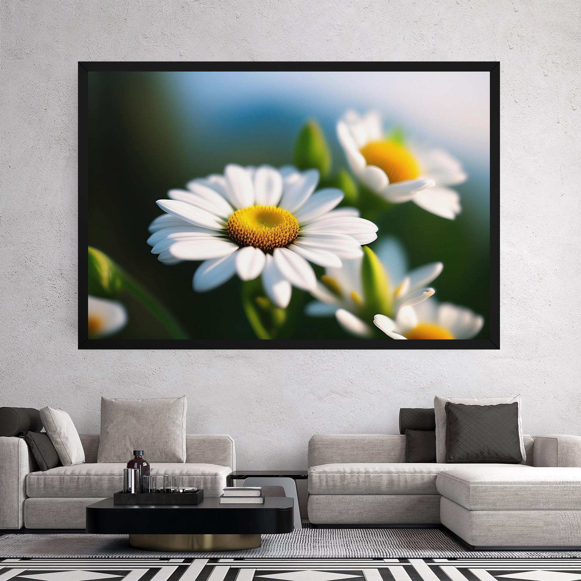 Tablou Canvas Daisy In The Sun mockup 2