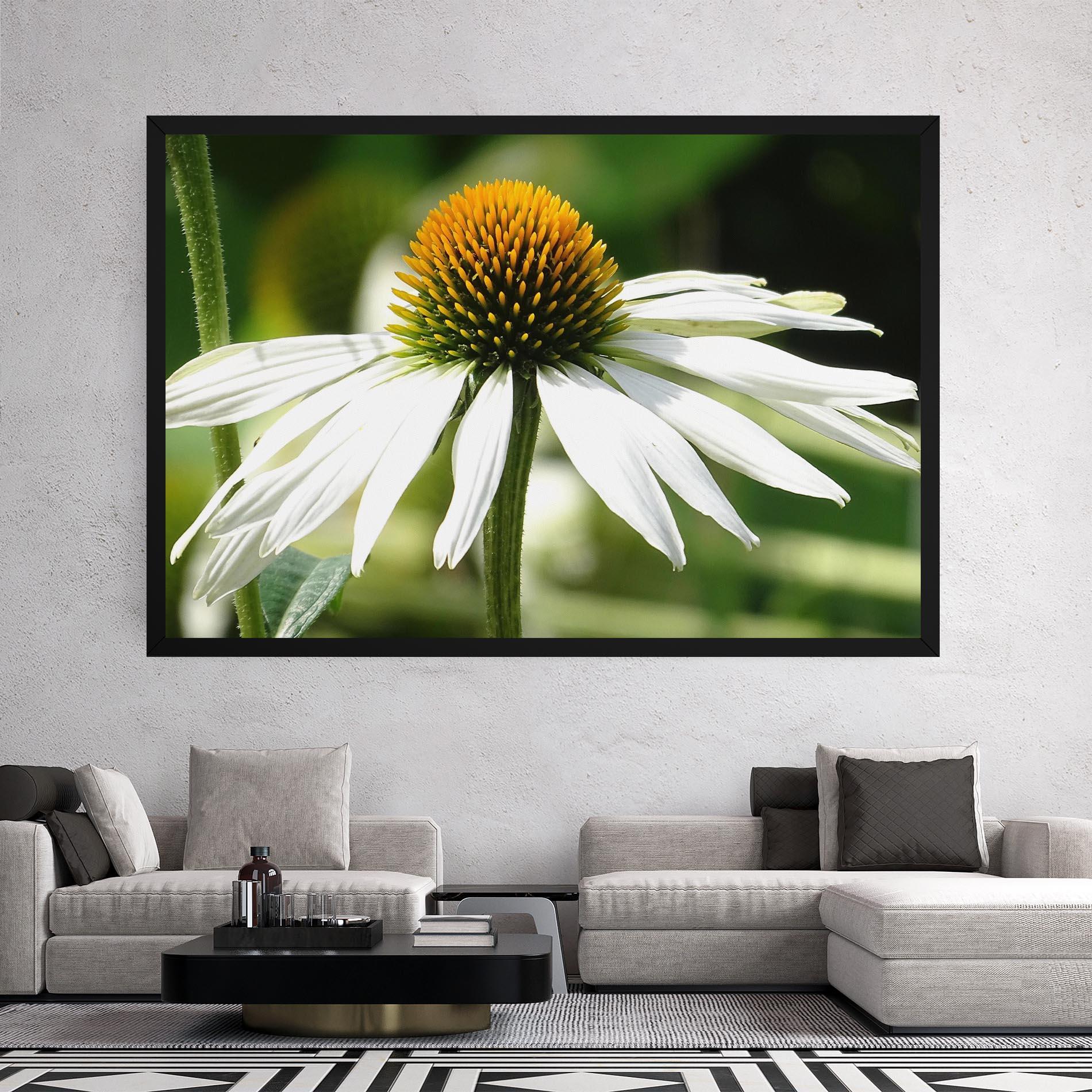 Tablou Canvas Green Daisy mockup 2