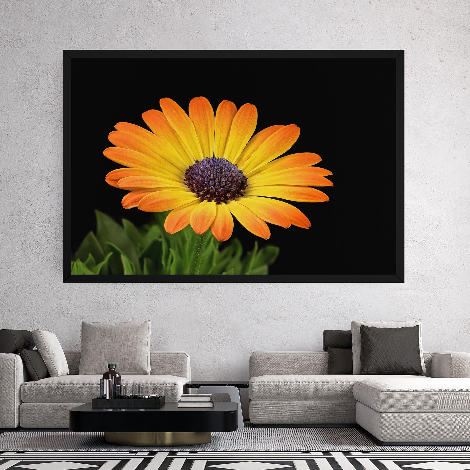 Tablou Canvas Yellow Daisy mockup 2