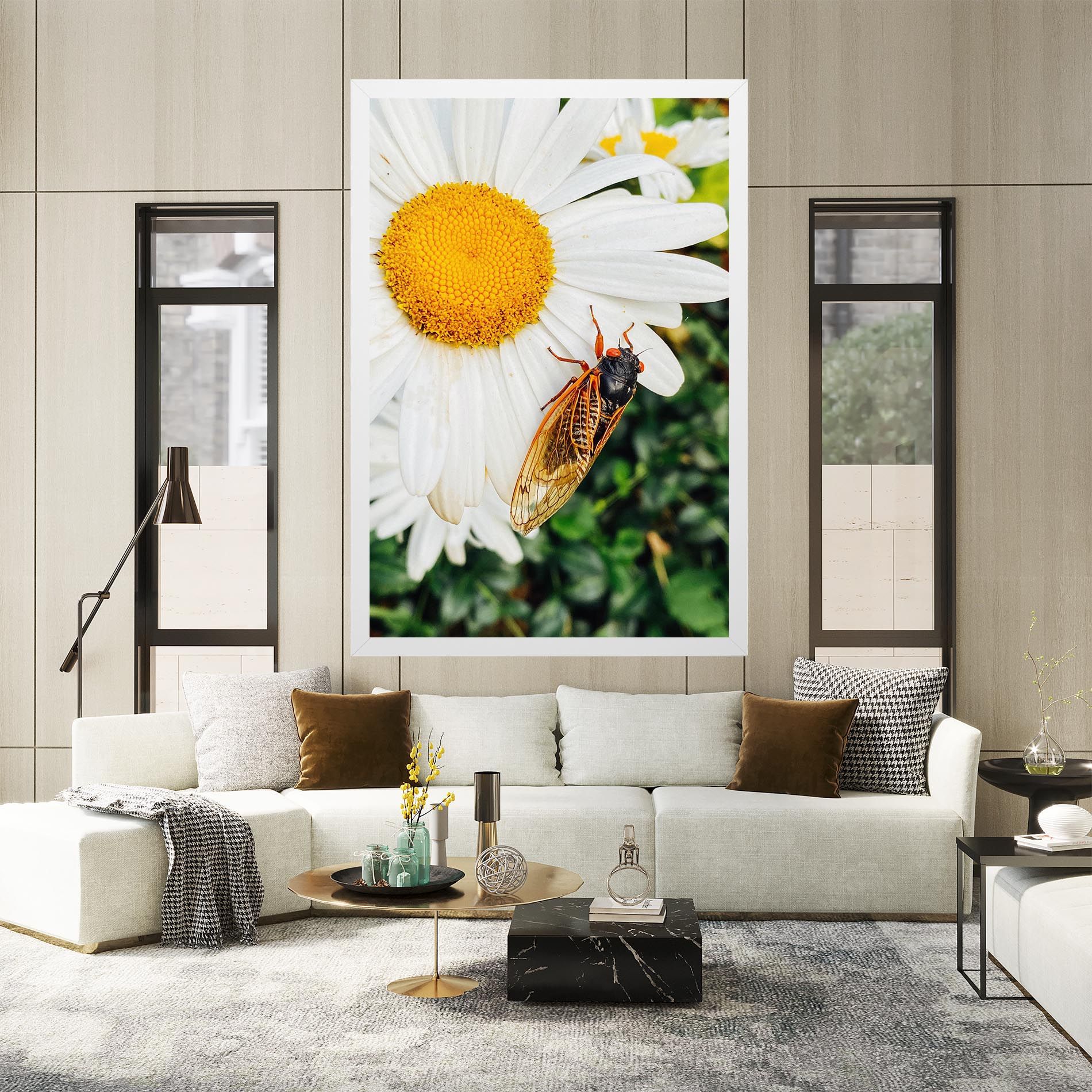 Bug On The Daisy mockup 2