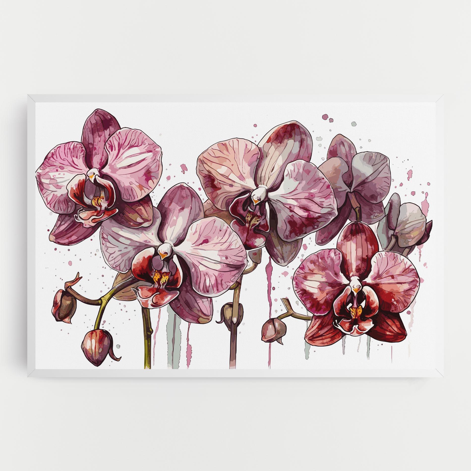 Tablou Canvas Orchid Art mockup 0