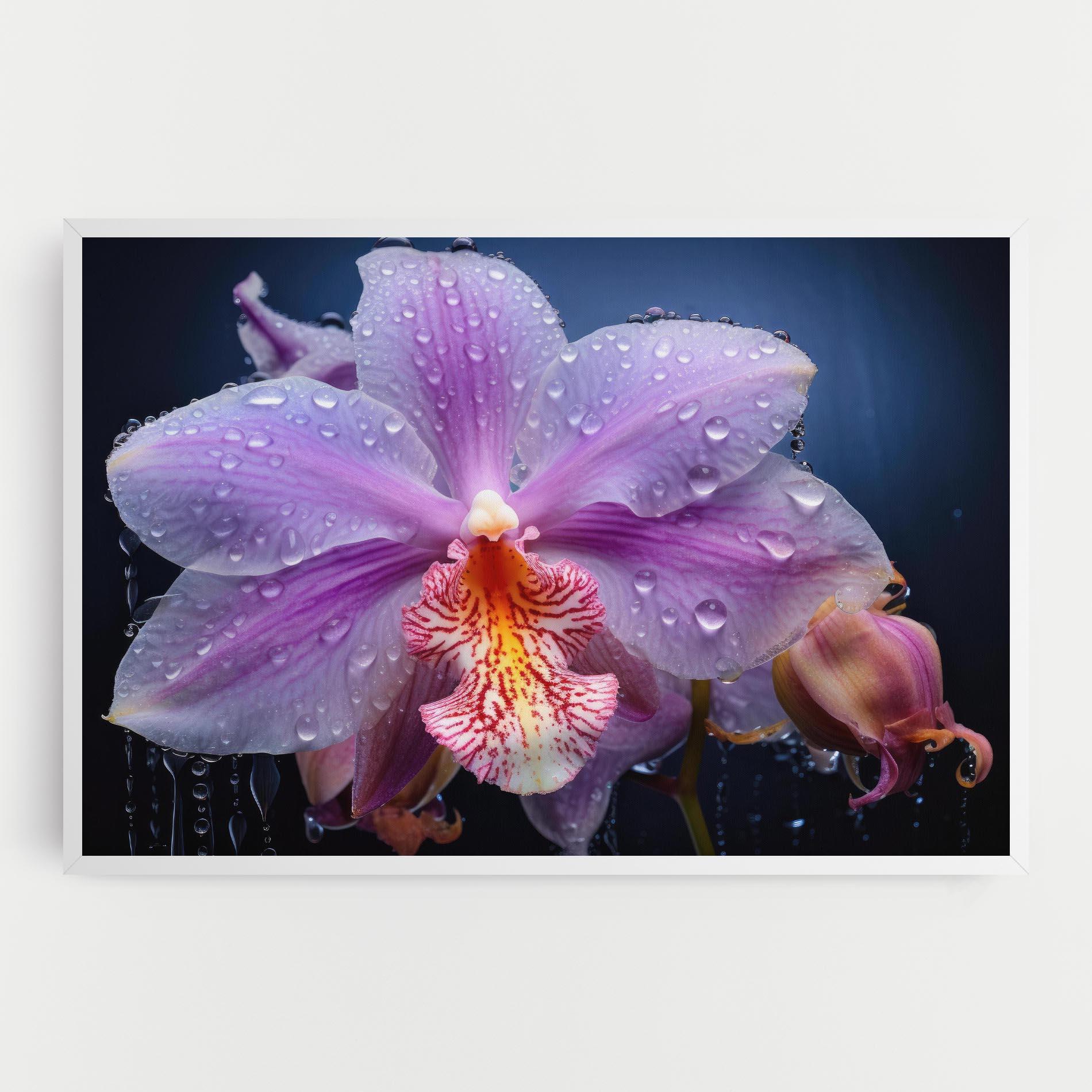 Tablou Canvas Orchid In Rain mockup 0