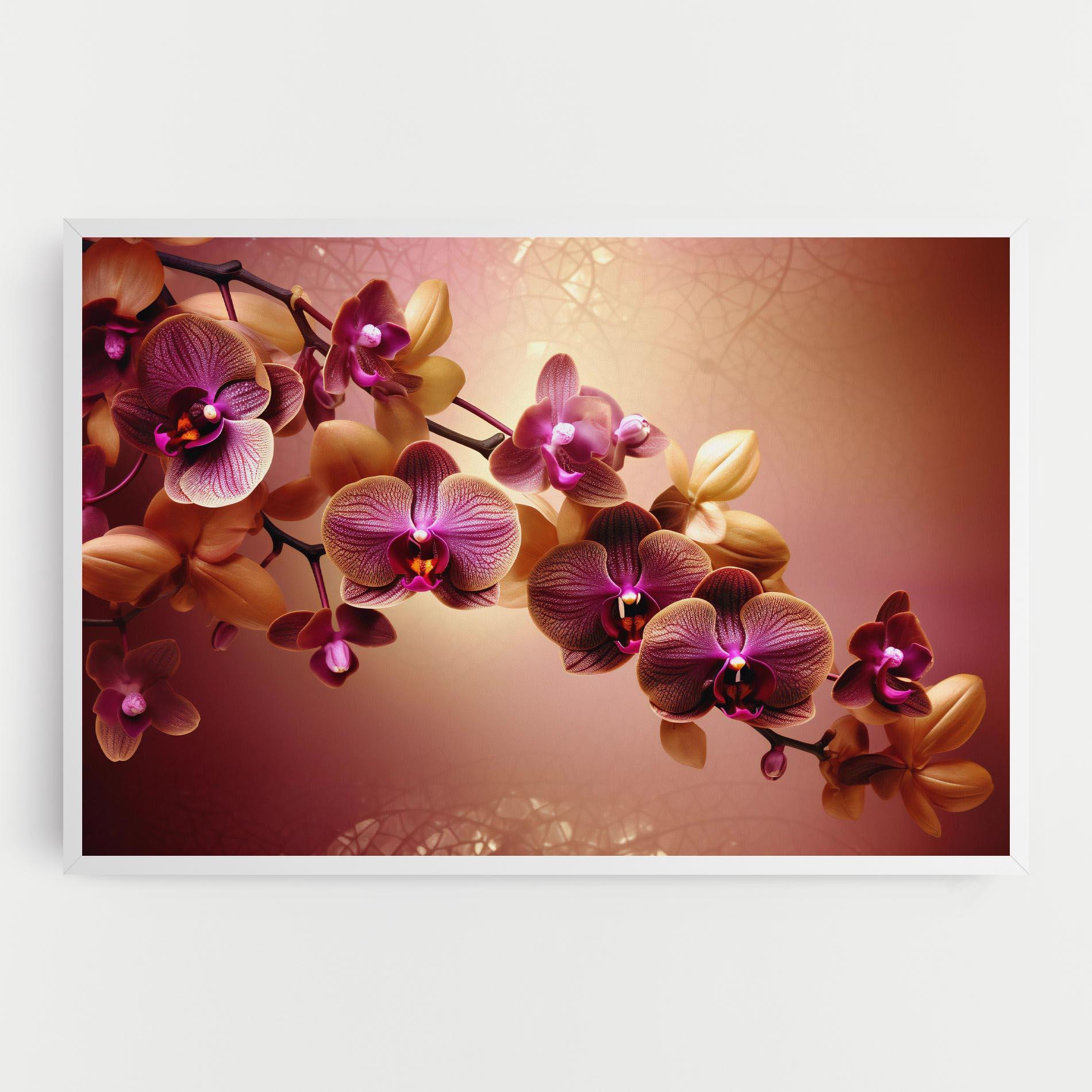 Tablou Canvas Purple Cream Orchid mockup 0