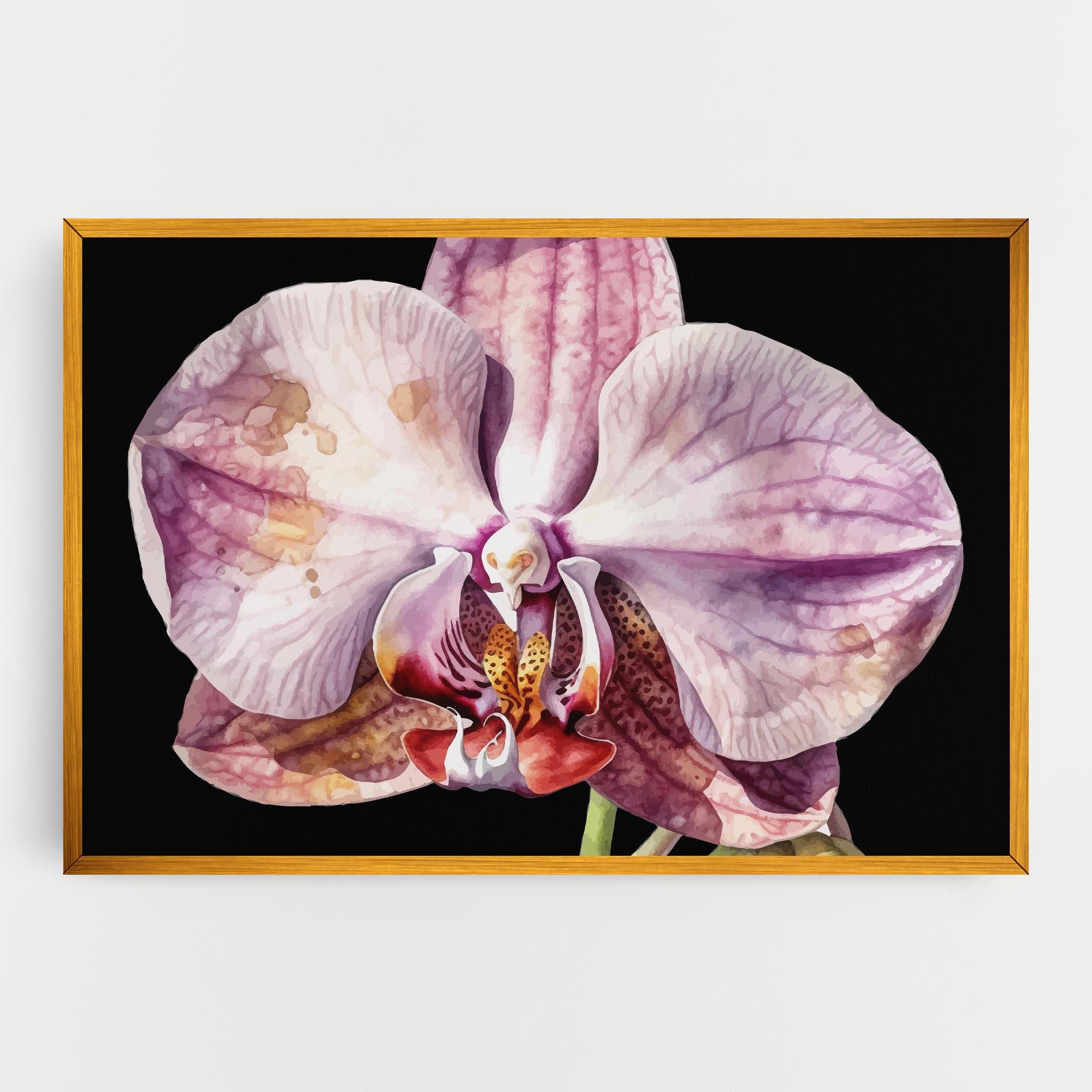 Tablou Canvas Painted Orchid mockup 0