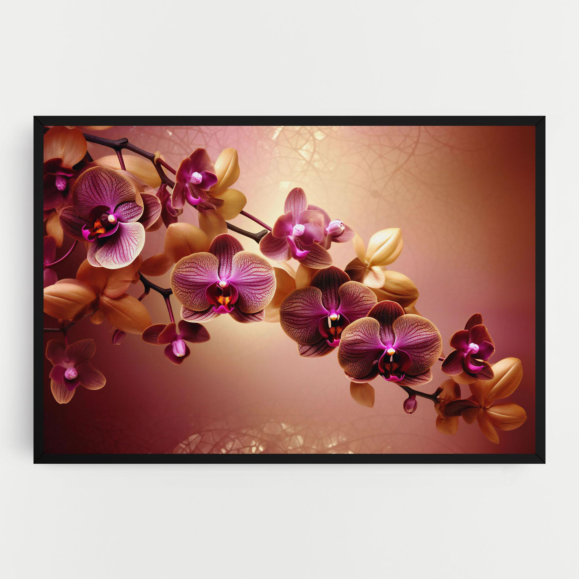 Tablou Canvas Purple Cream Orchid mockup 0