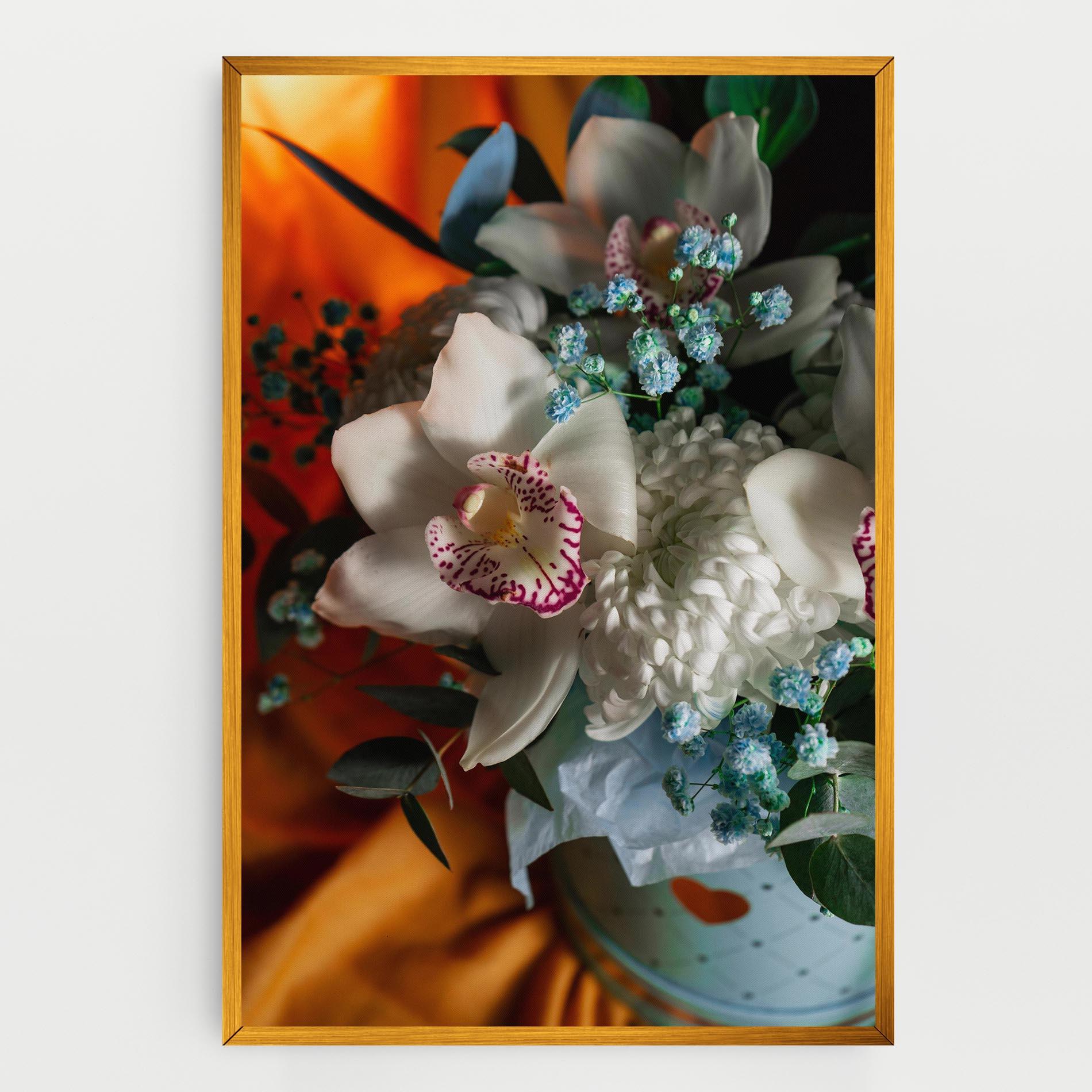 Tablou Canvas Orchid In Vase mockup 0