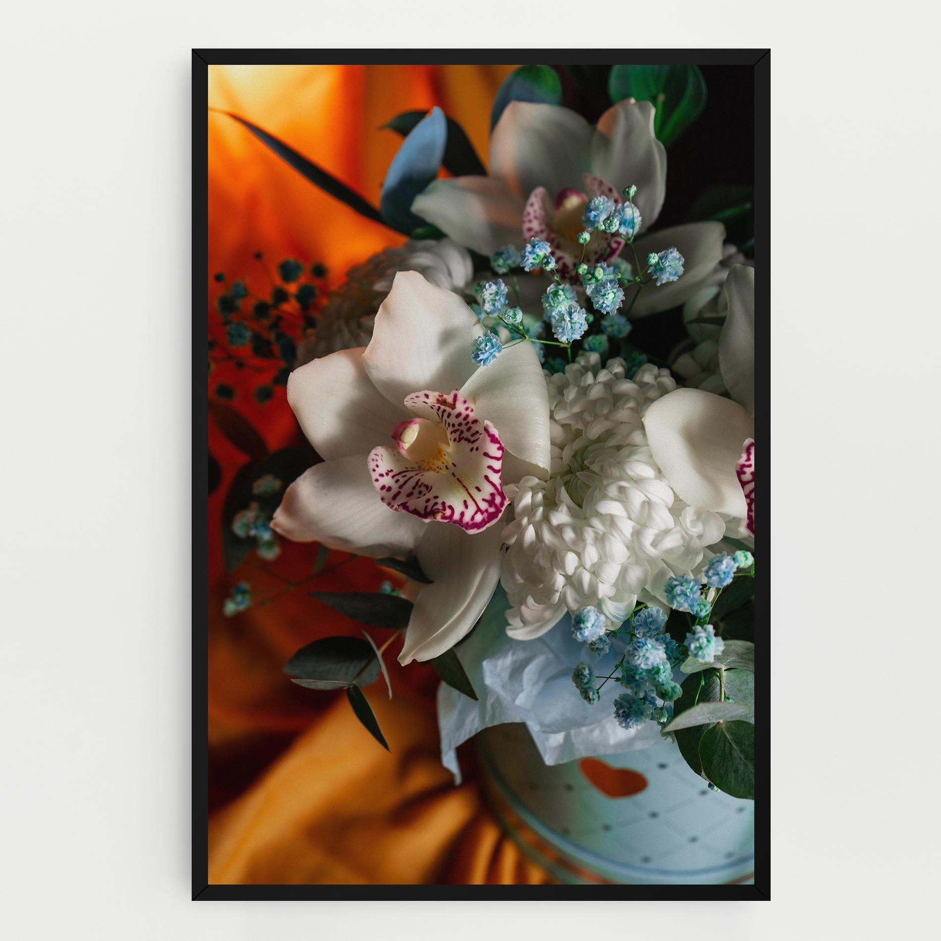 Tablou Canvas Orchid In Vase mockup 0