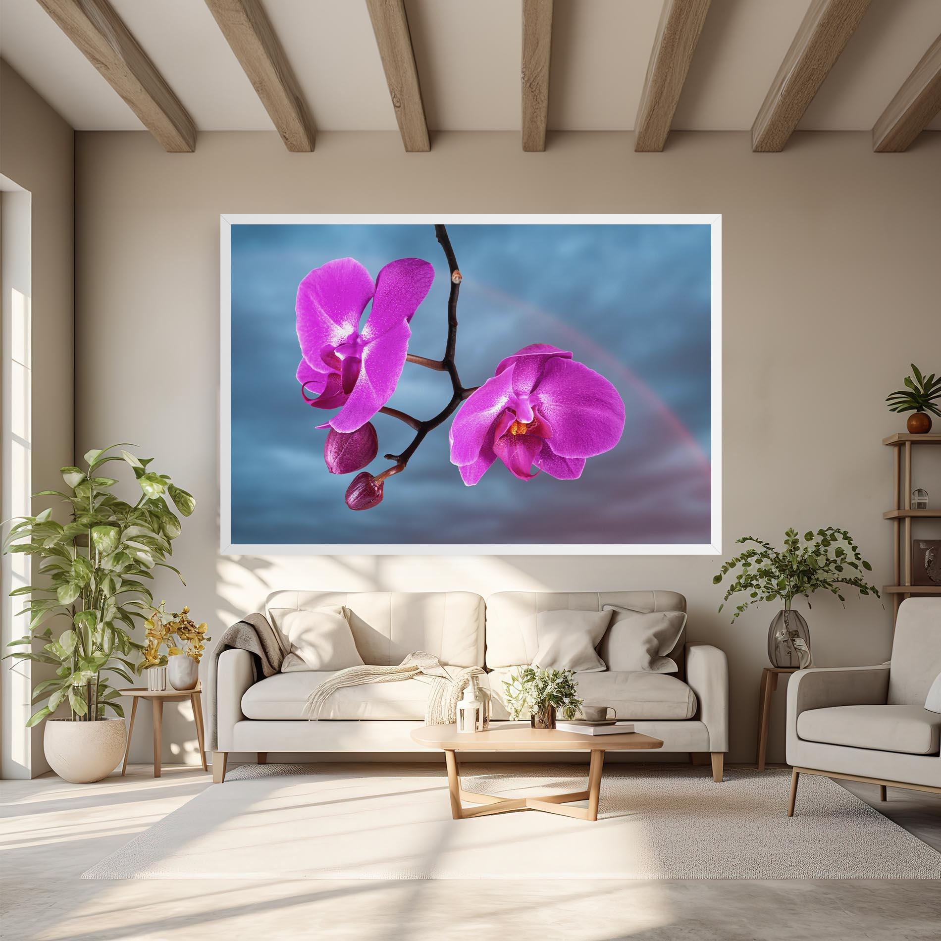 Tablou Canvas Sky Purple Orchid mockup 6