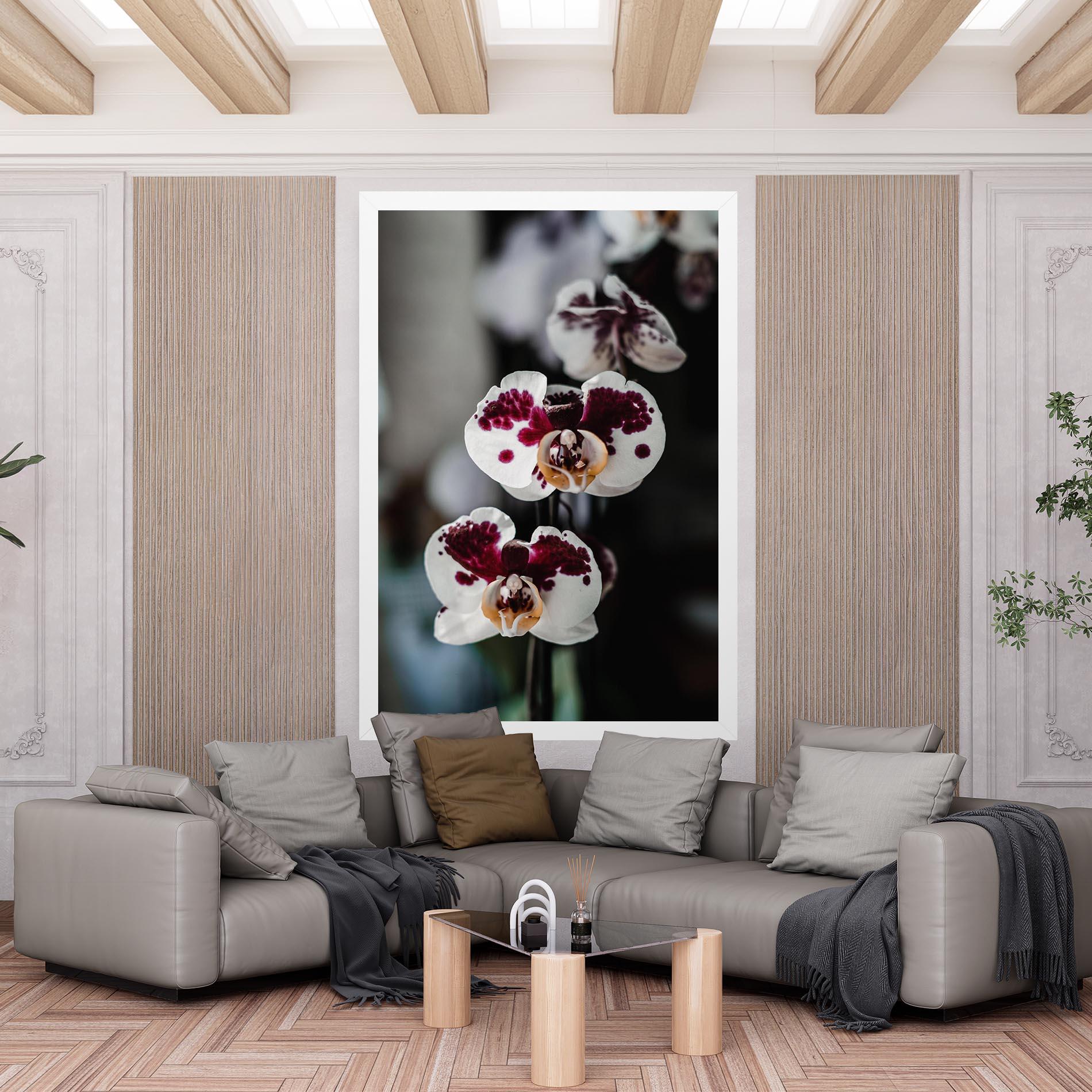 Tablou Canvas Dark Purple Orchid mockup 6
