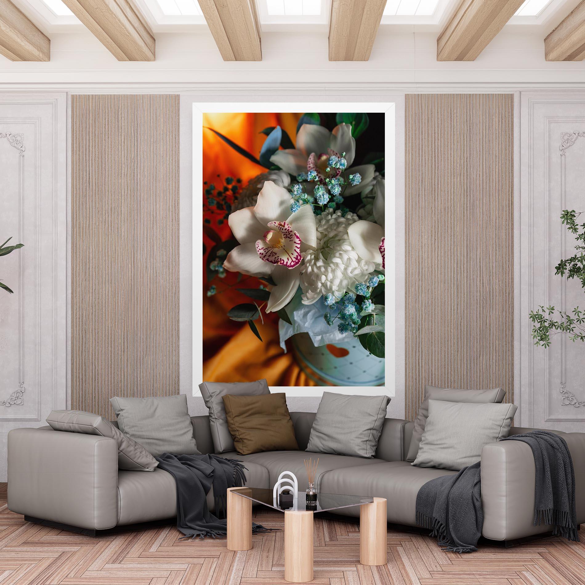 Tablou Canvas Orchid In Vase mockup 6