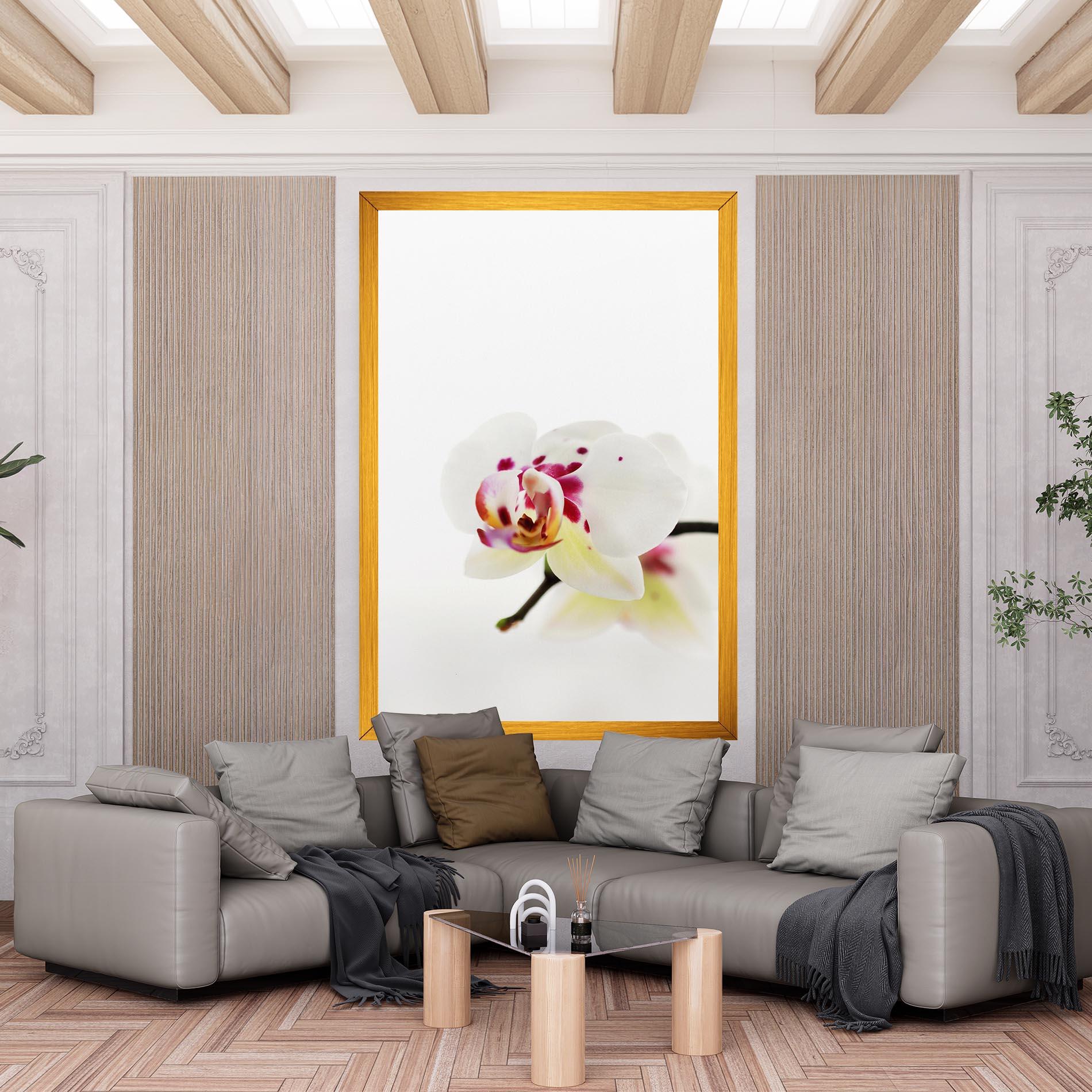 Tablou Canvas Clean White Orchid mockup 6