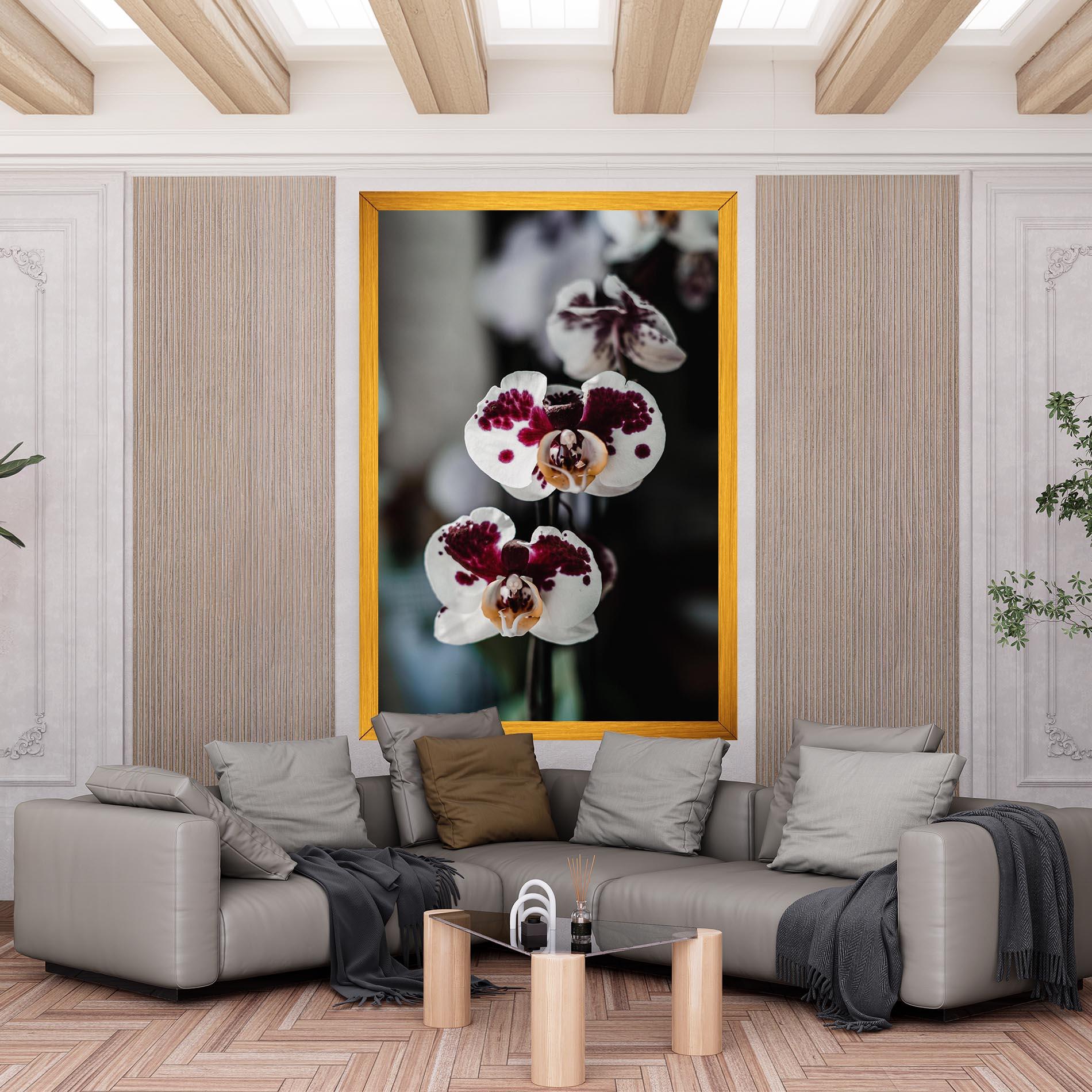 Tablou Canvas Dark Purple Orchid mockup 6