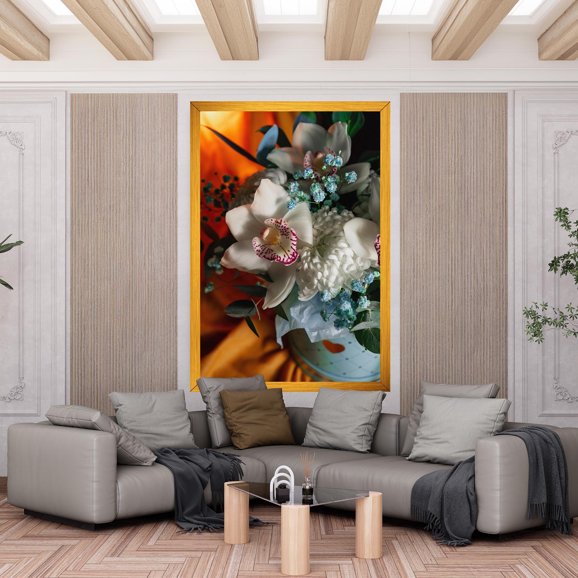 Tablou Canvas Orchid In Vase mockup 6