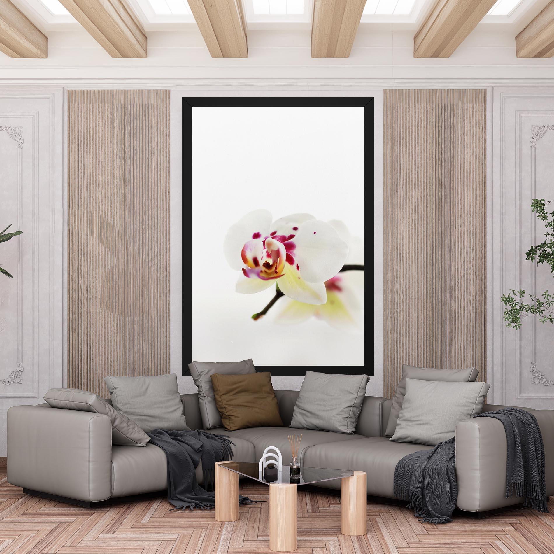 Tablou Canvas Clean White Orchid mockup 6