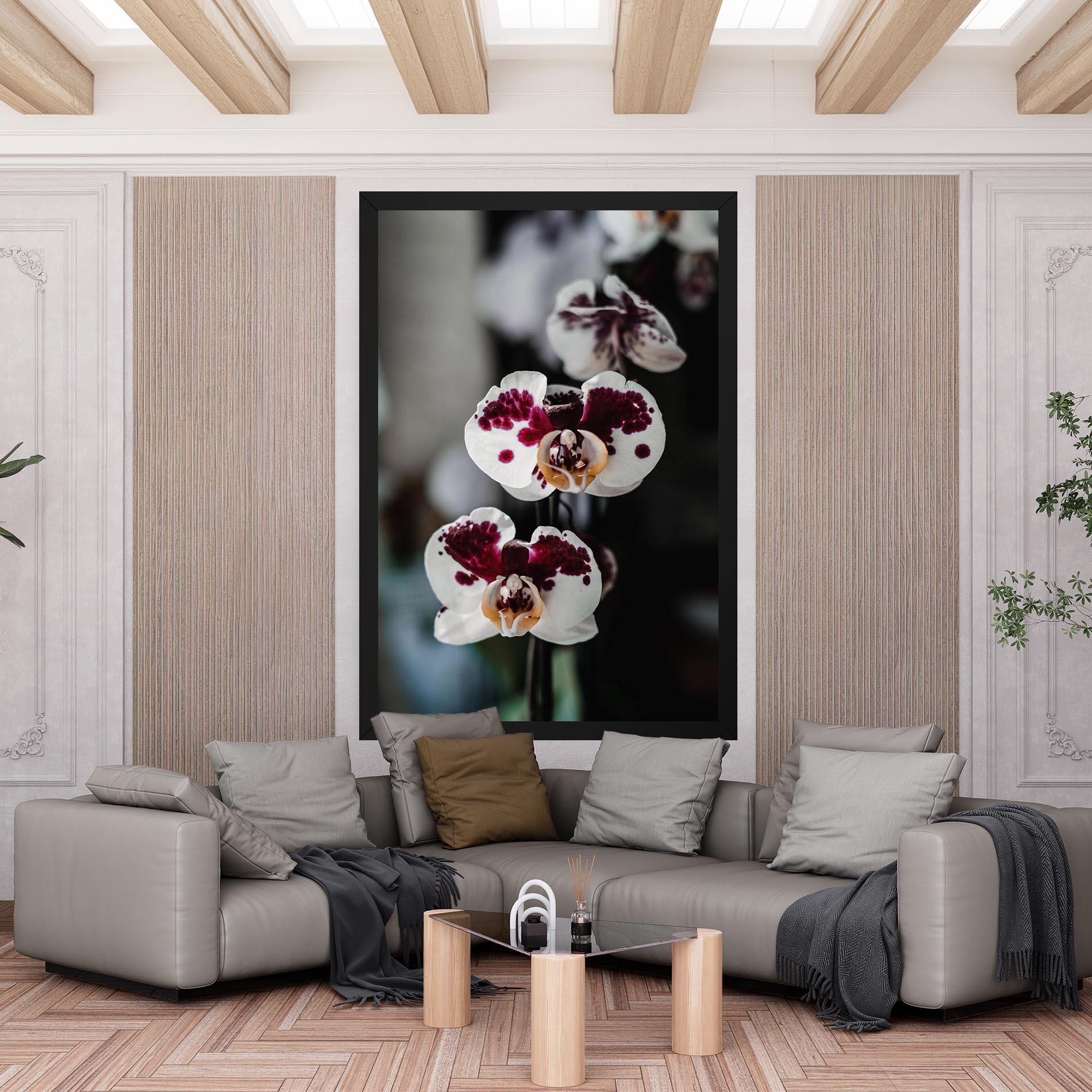 Tablou Canvas Dark Purple Orchid mockup 6