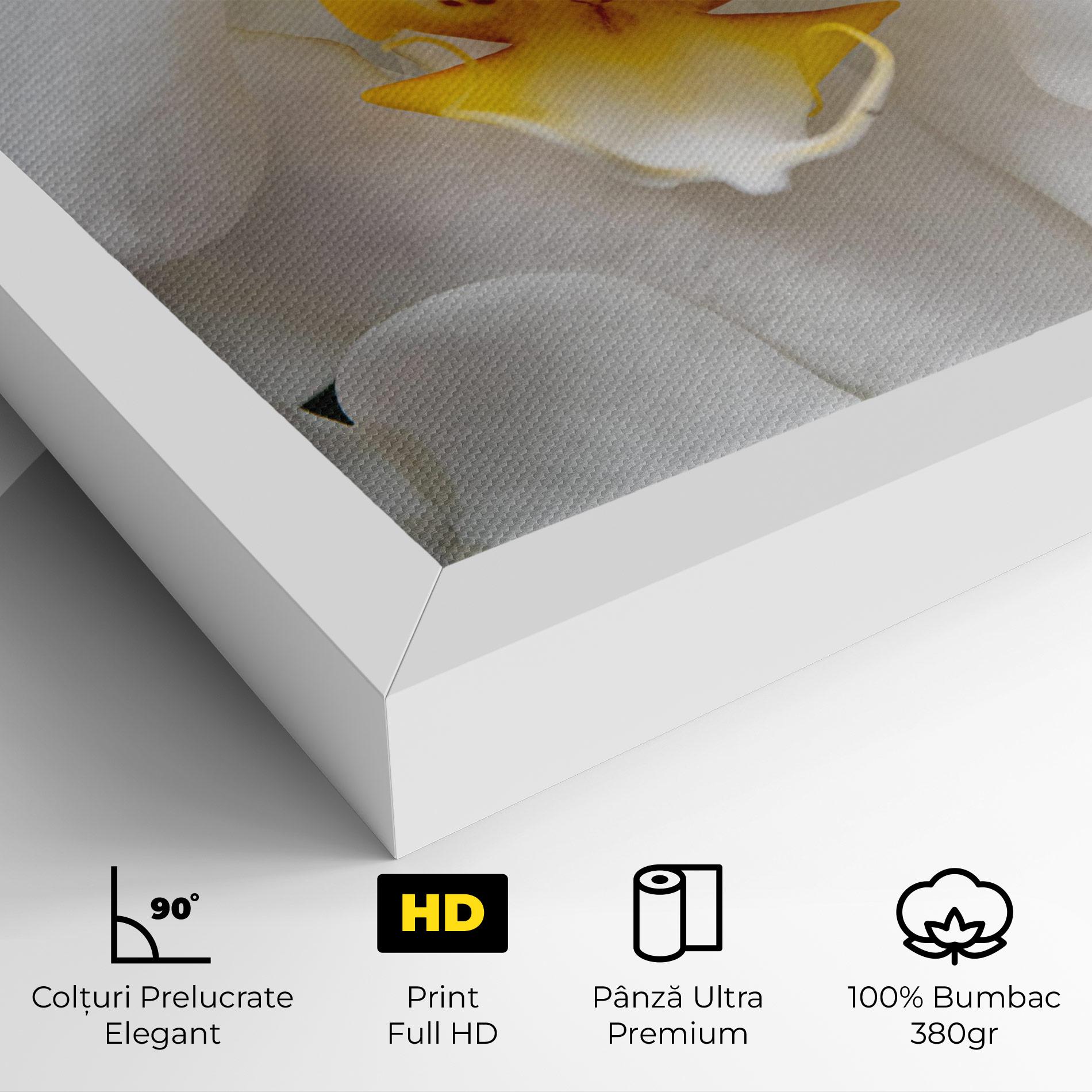 Tablou Canvas Big Orchid Close Up mockup 4