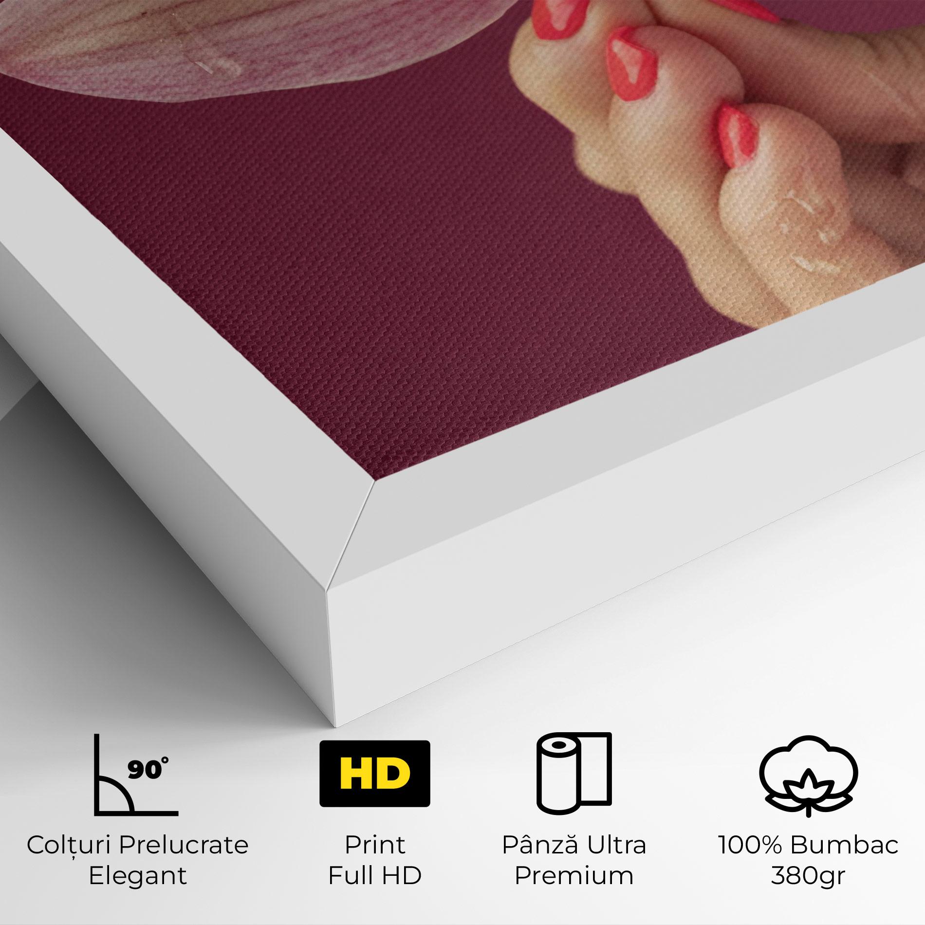 Tablou Canvas Orchid Holding mockup 4