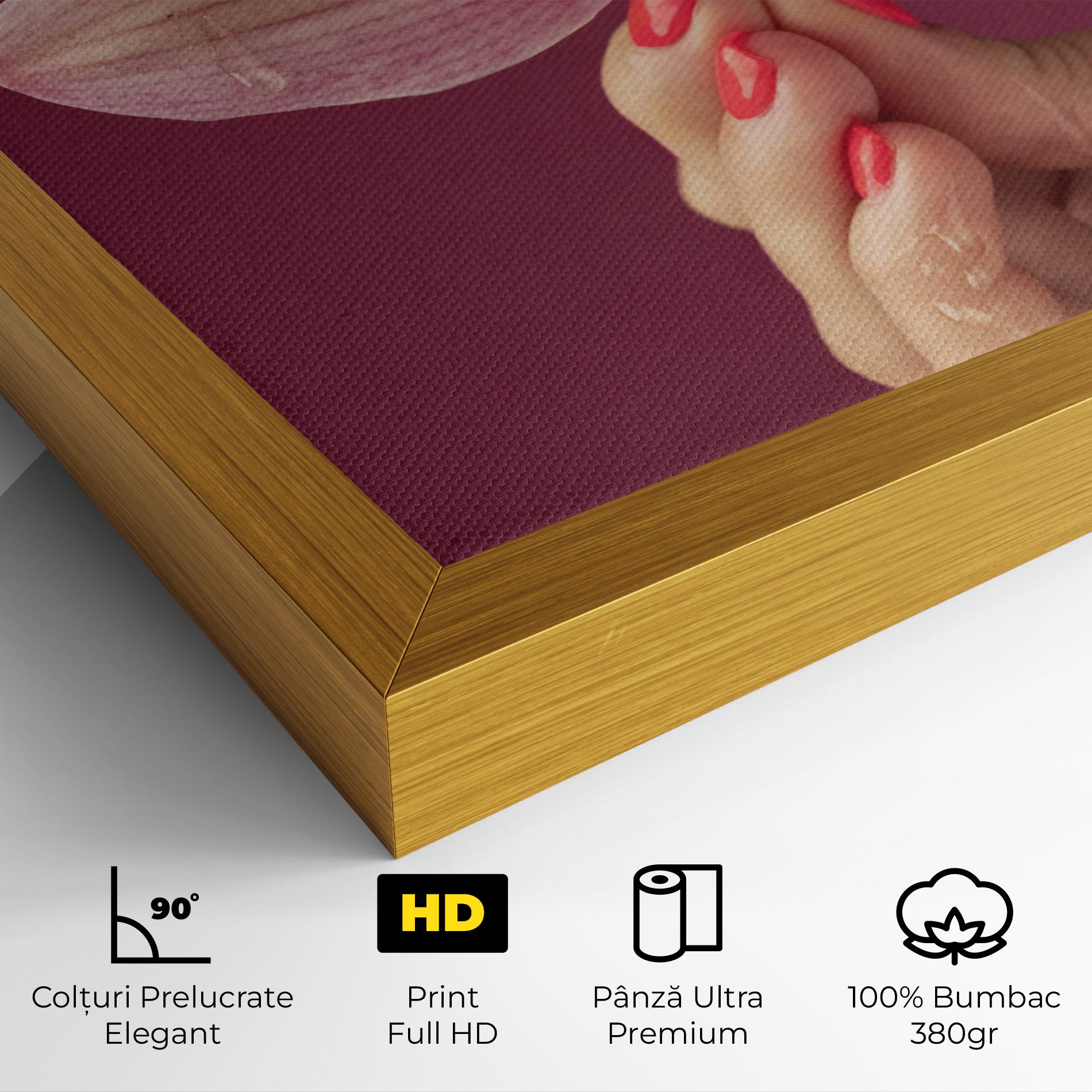 Tablou Canvas Orchid Holding mockup 4