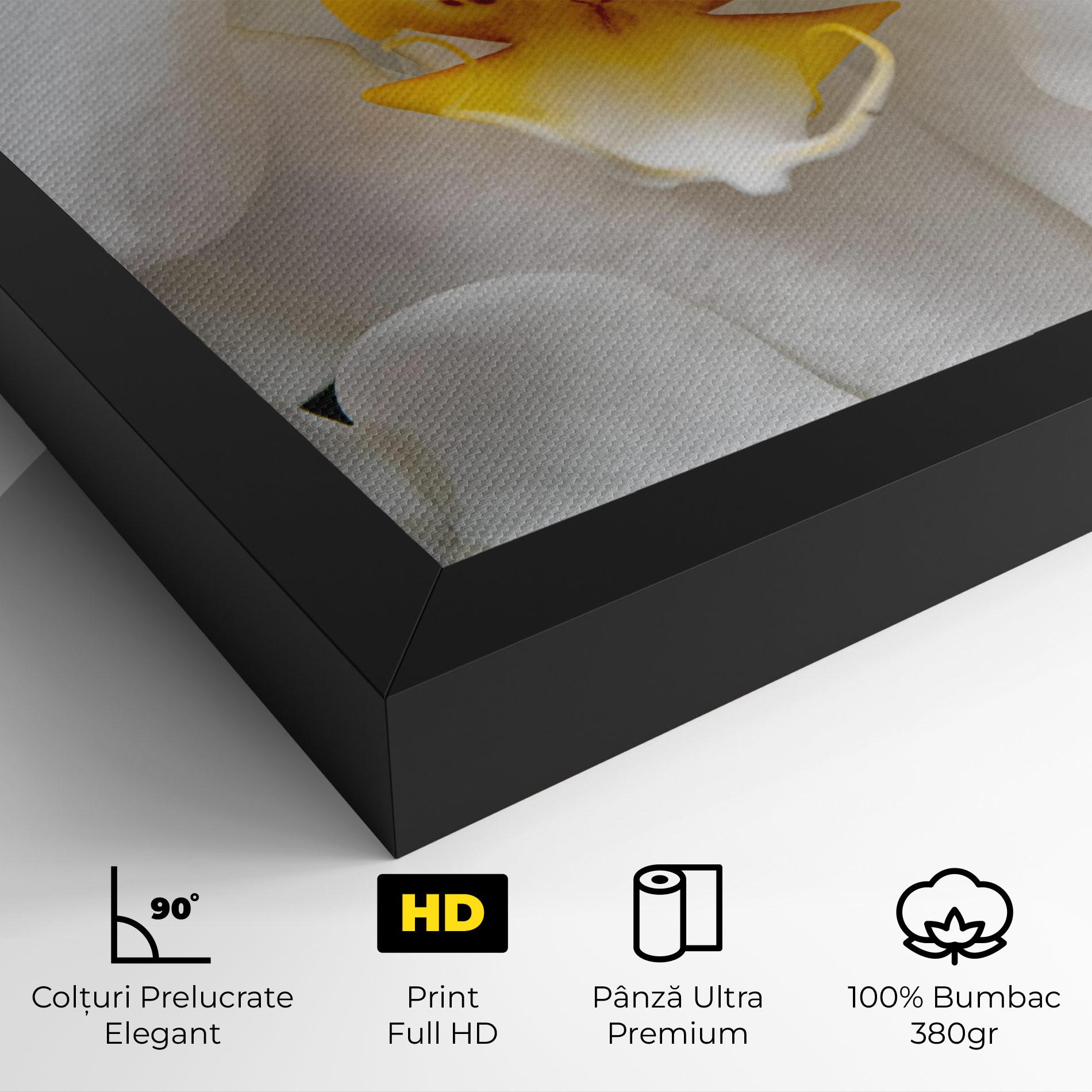 Tablou Canvas Big Orchid Close Up mockup 4