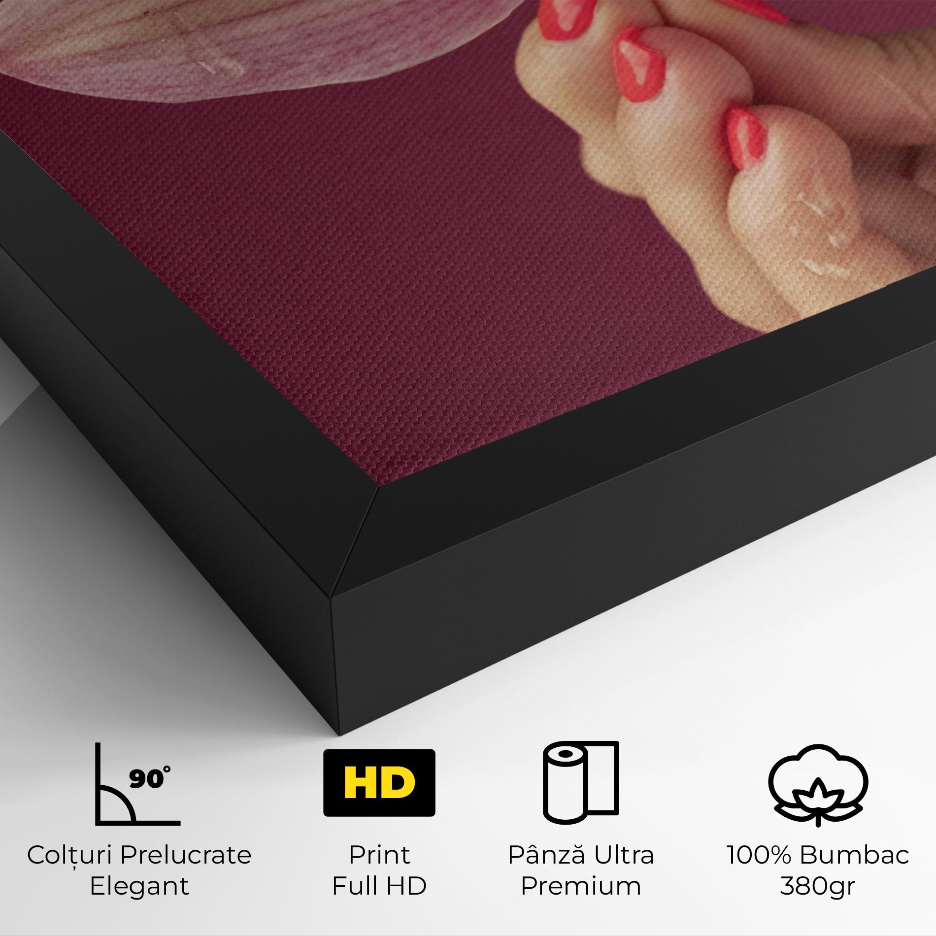 Tablou Canvas Orchid Holding mockup 4