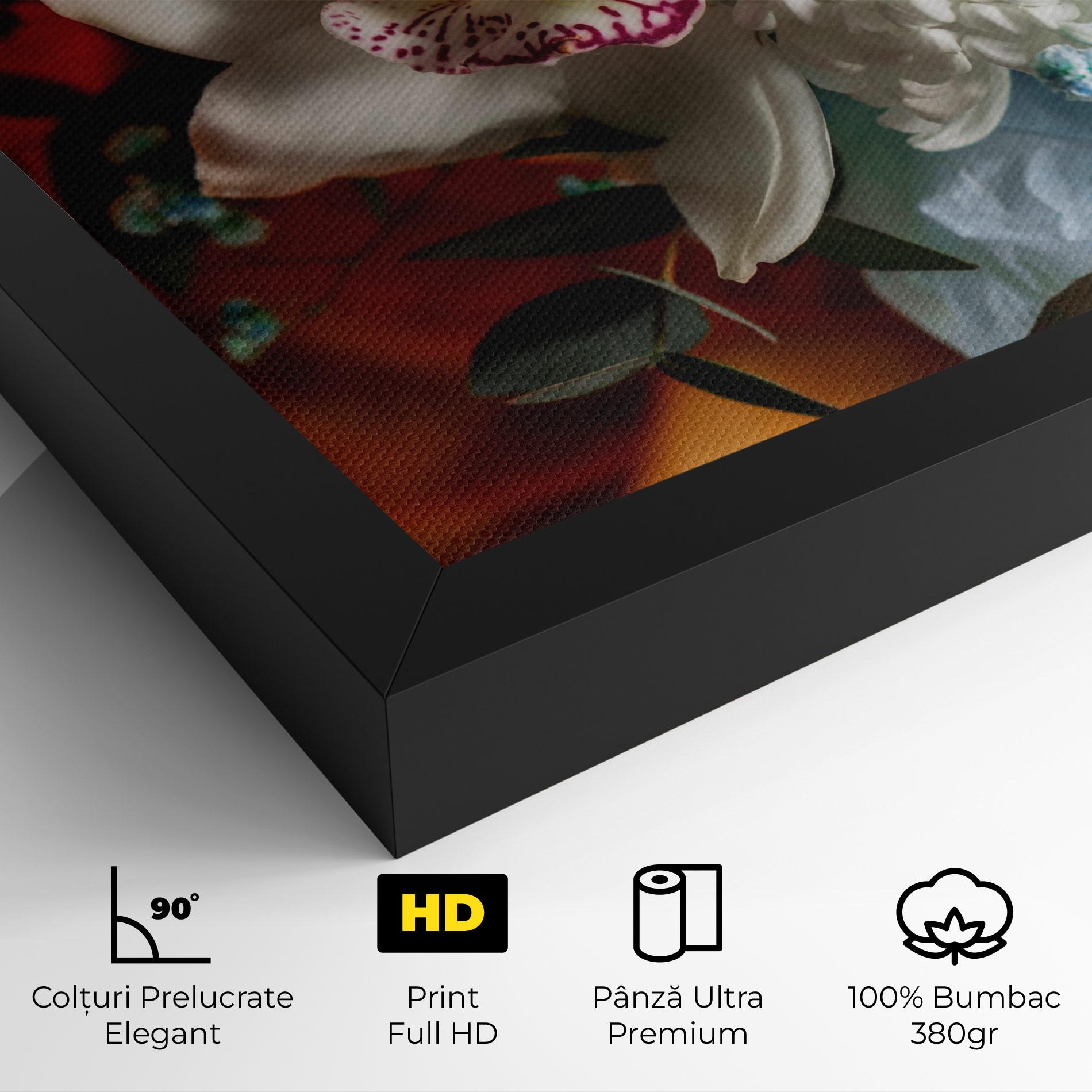 Tablou Canvas Orchid In Vase mockup 4