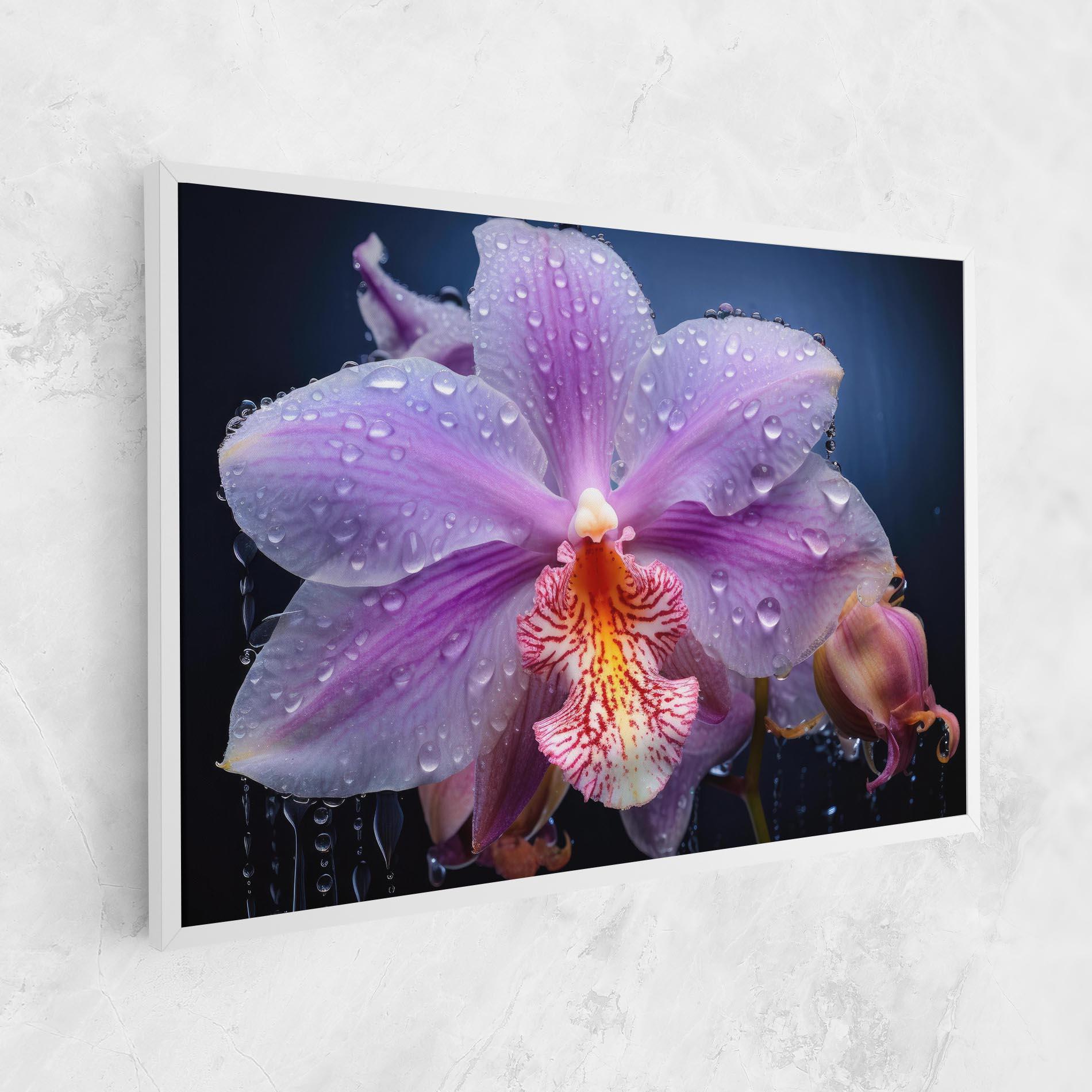 Tablou Canvas Orchid In Rain mockup 1