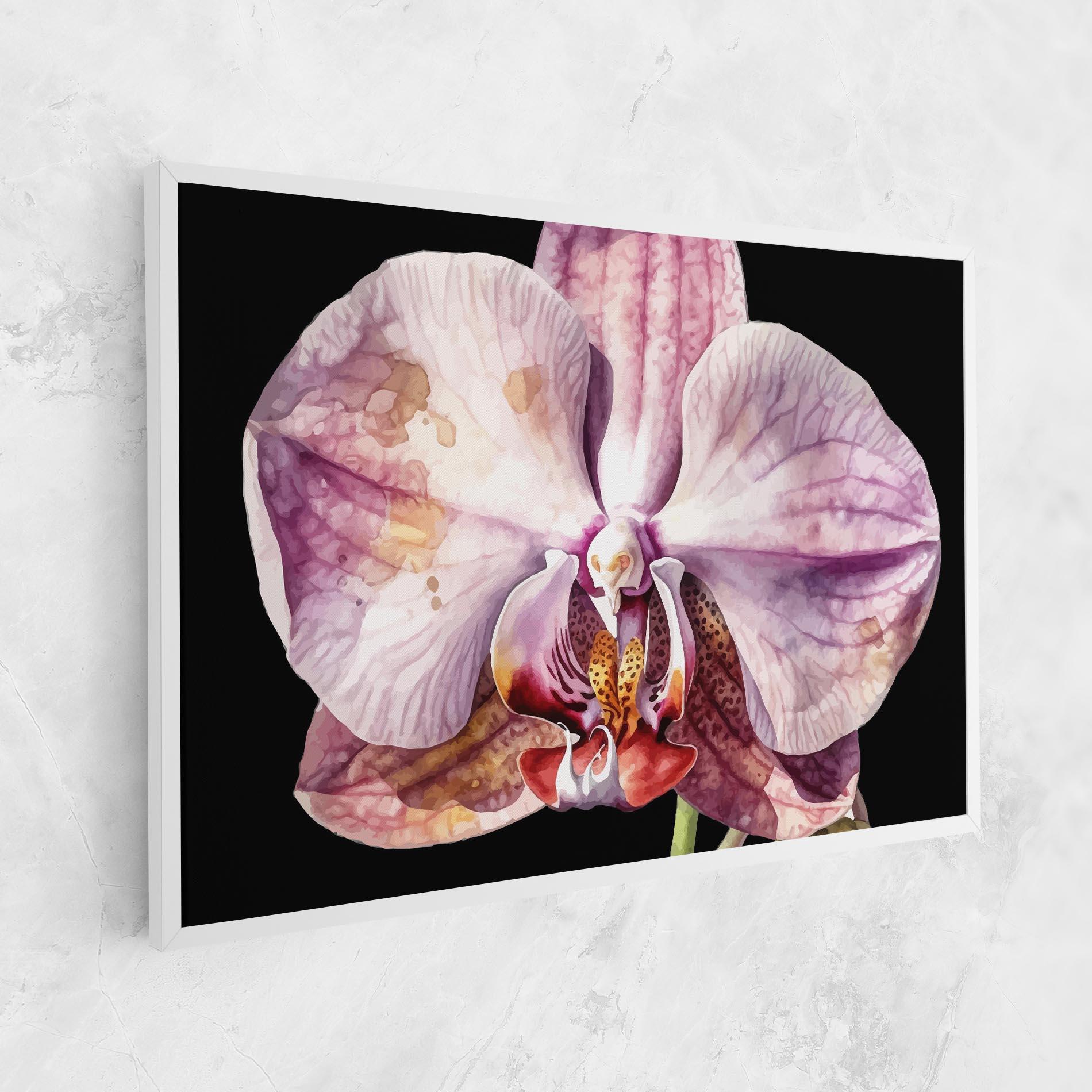 Tablou Canvas Painted Orchid mockup 1