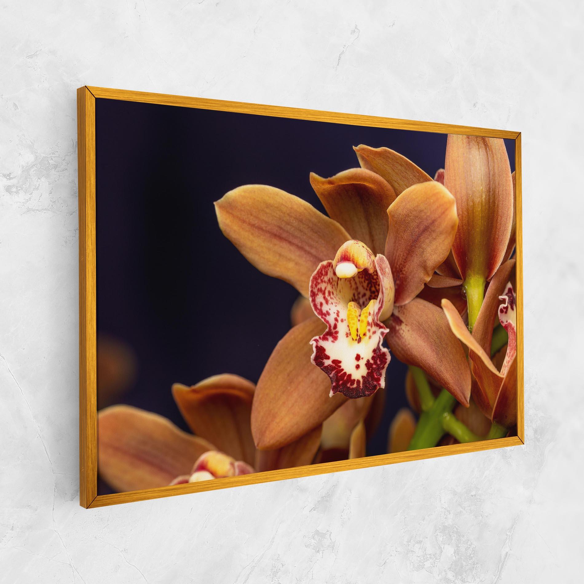 Tablou Canvas Dirty Orange Orchid mockup 1