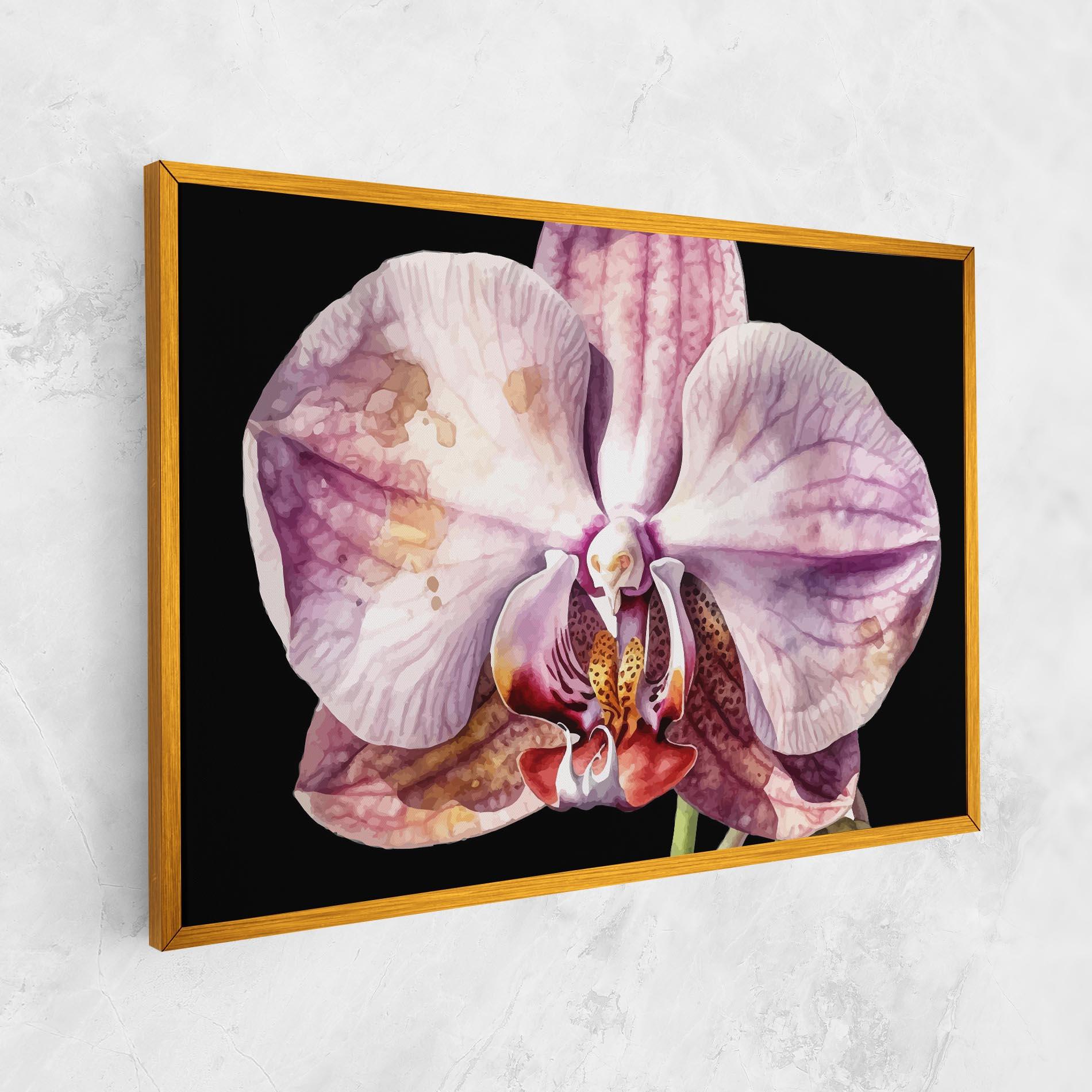 Tablou Canvas Painted Orchid mockup 1