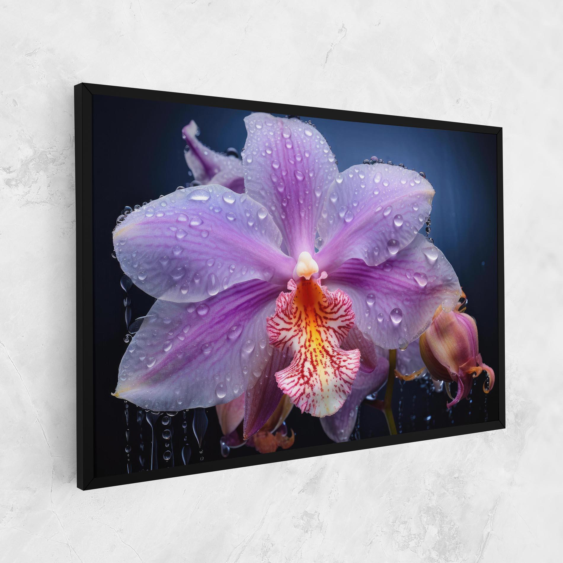 Tablou Canvas Orchid In Rain mockup 1