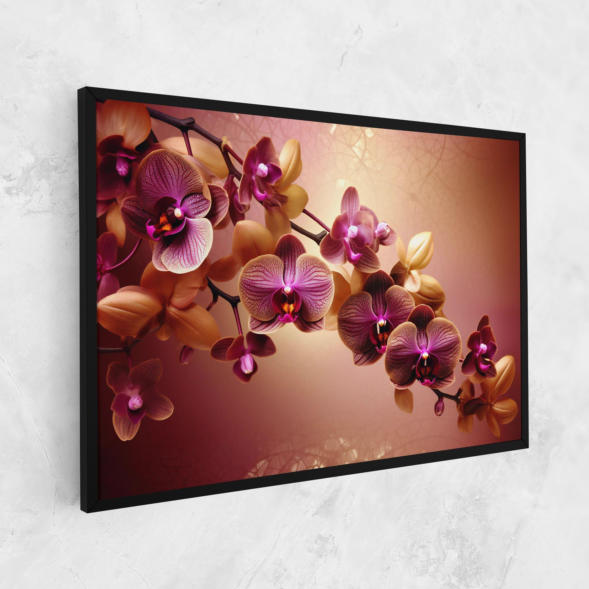 Tablou Canvas Purple Cream Orchid mockup 1