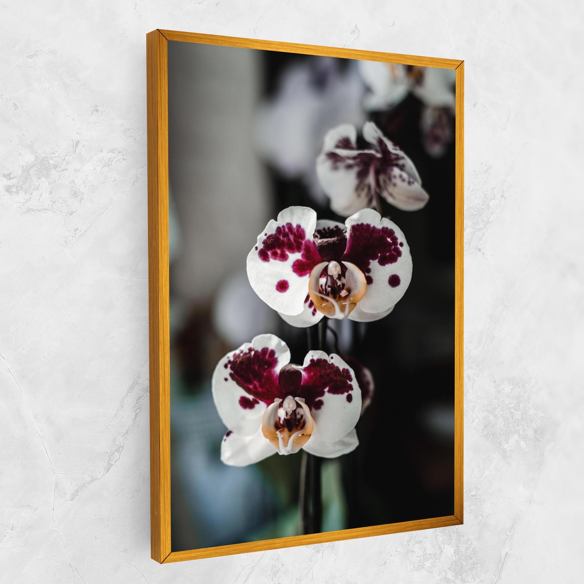 Tablou Canvas Dark Purple Orchid mockup 1