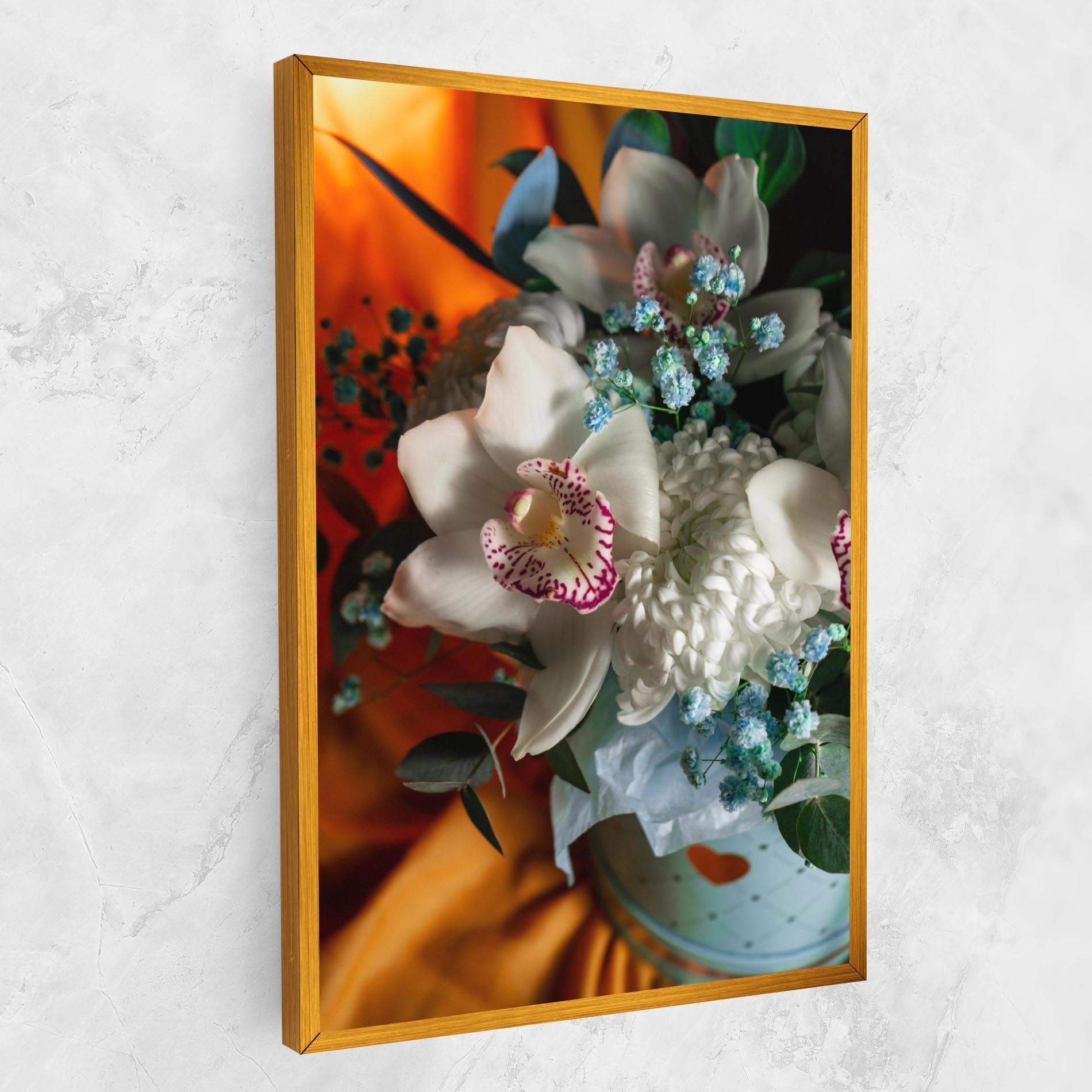 Tablou Canvas Orchid In Vase mockup 1