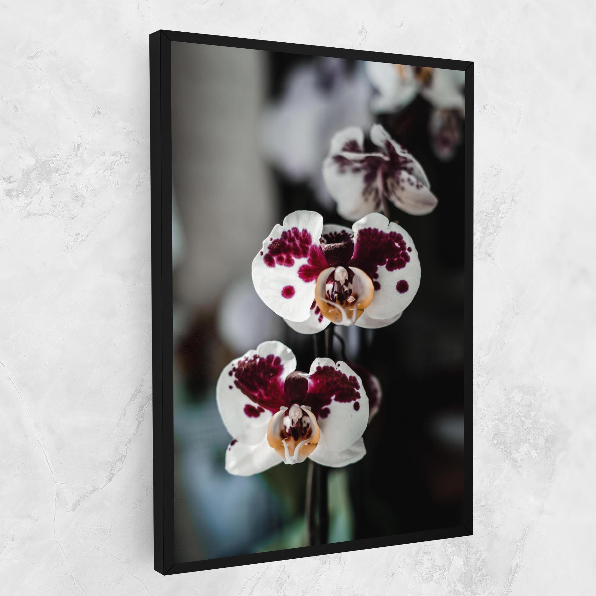 Tablou Canvas Dark Purple Orchid mockup 1