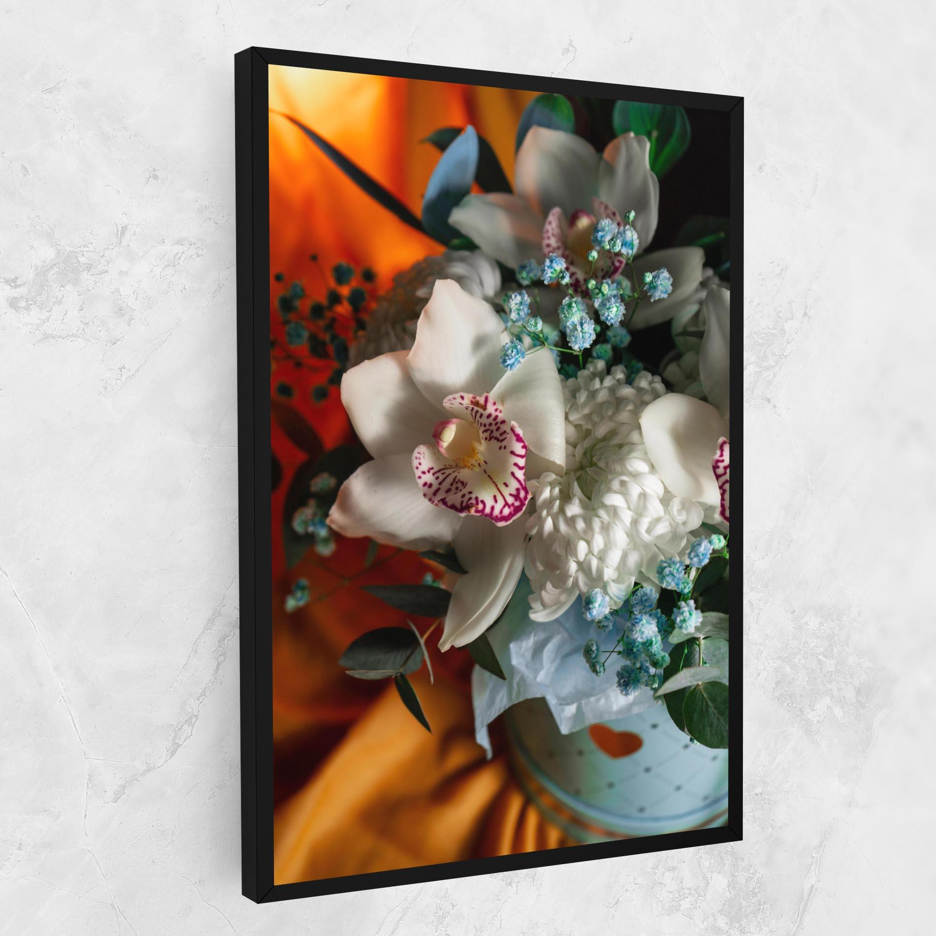 Tablou Canvas Orchid In Vase mockup 1