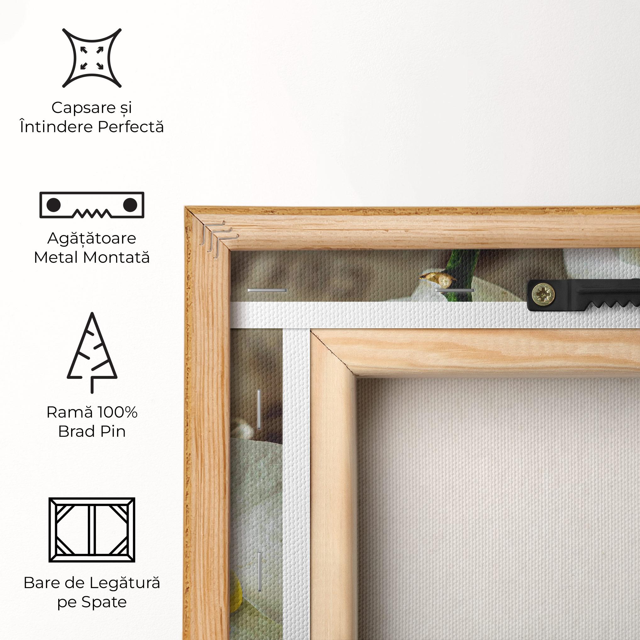 Tablou Canvas Beautiful White Orchids mockup 5