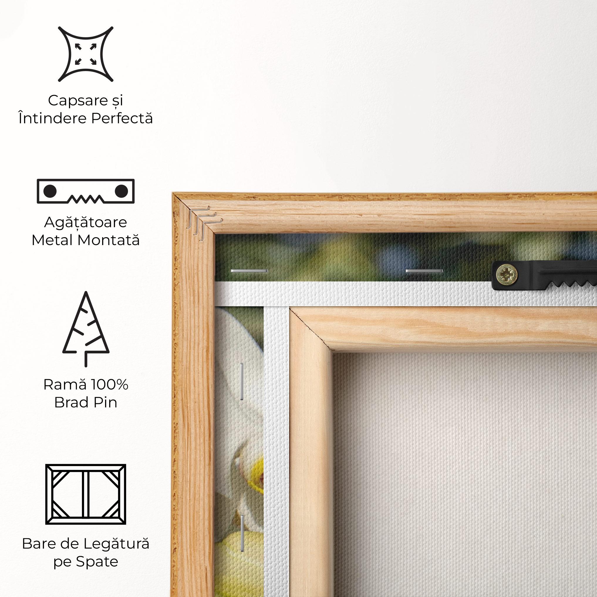 Tablou Canvas Big Orchids In Nature mockup 5