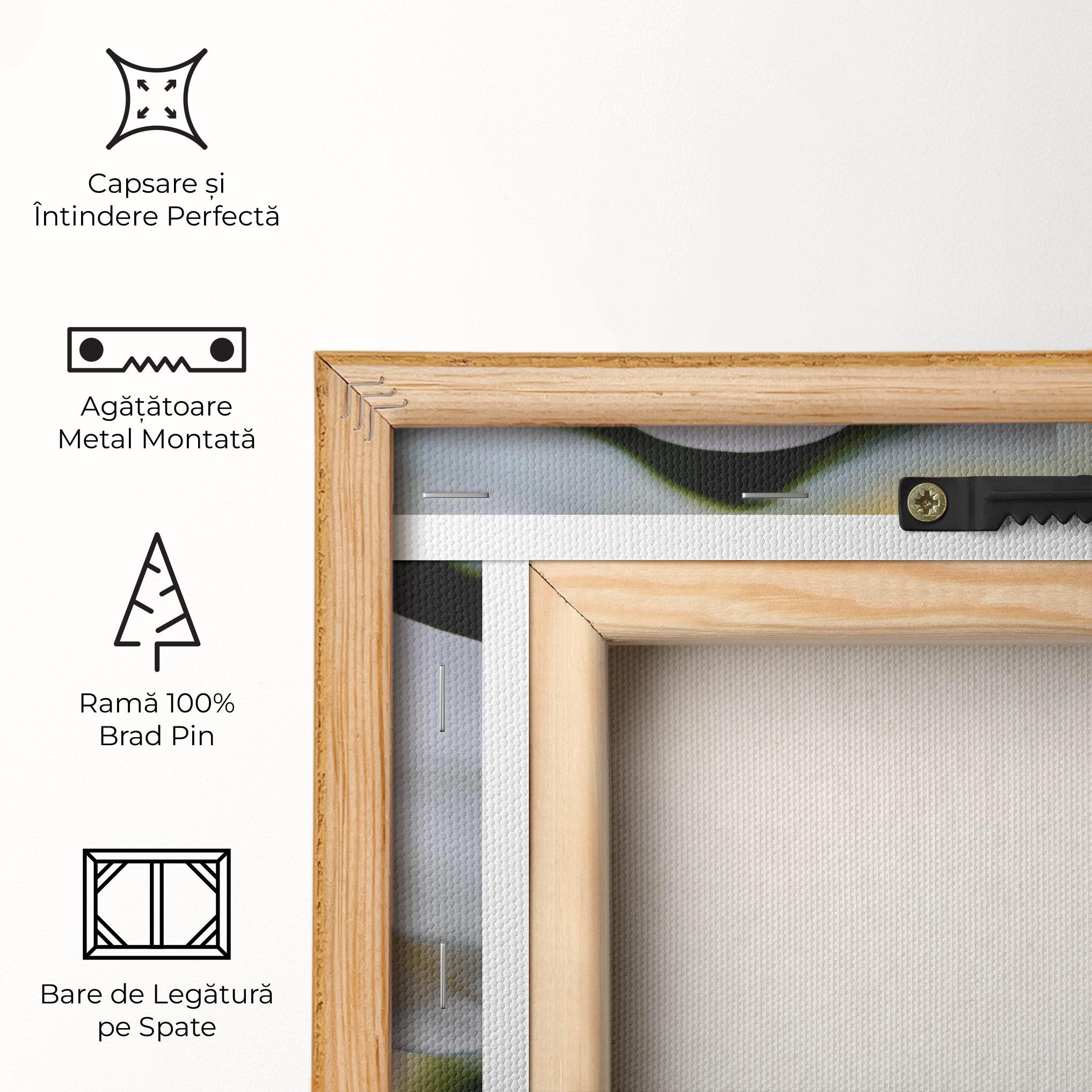 Tablou Canvas Cream Orchid In Nature mockup 5