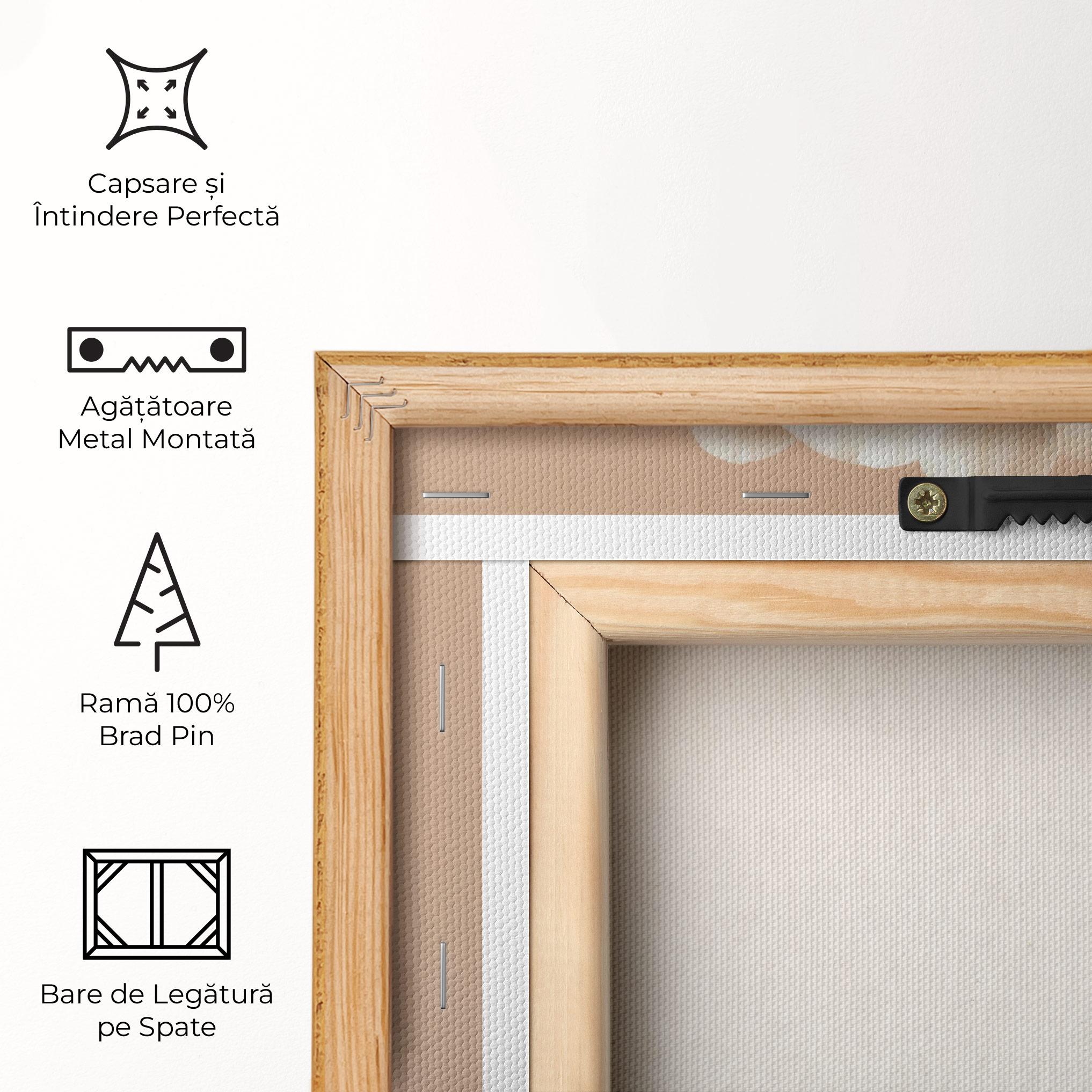 Tablou Canvas Cream Orchid On Pink mockup 5