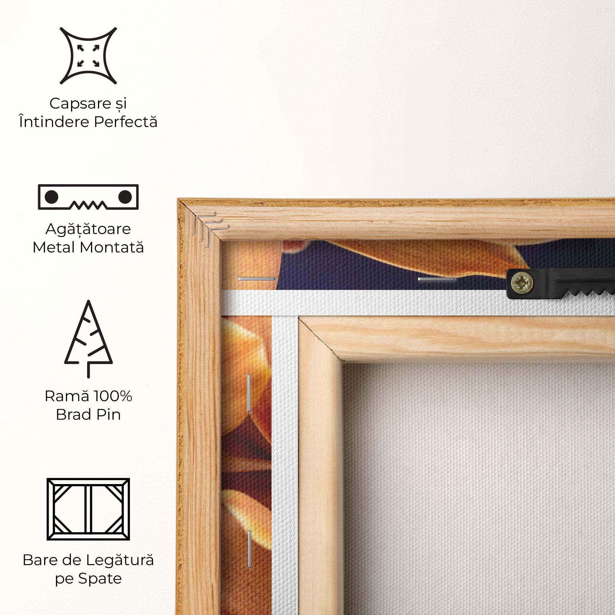 Tablou Canvas Dirty Orange Orchid mockup 5