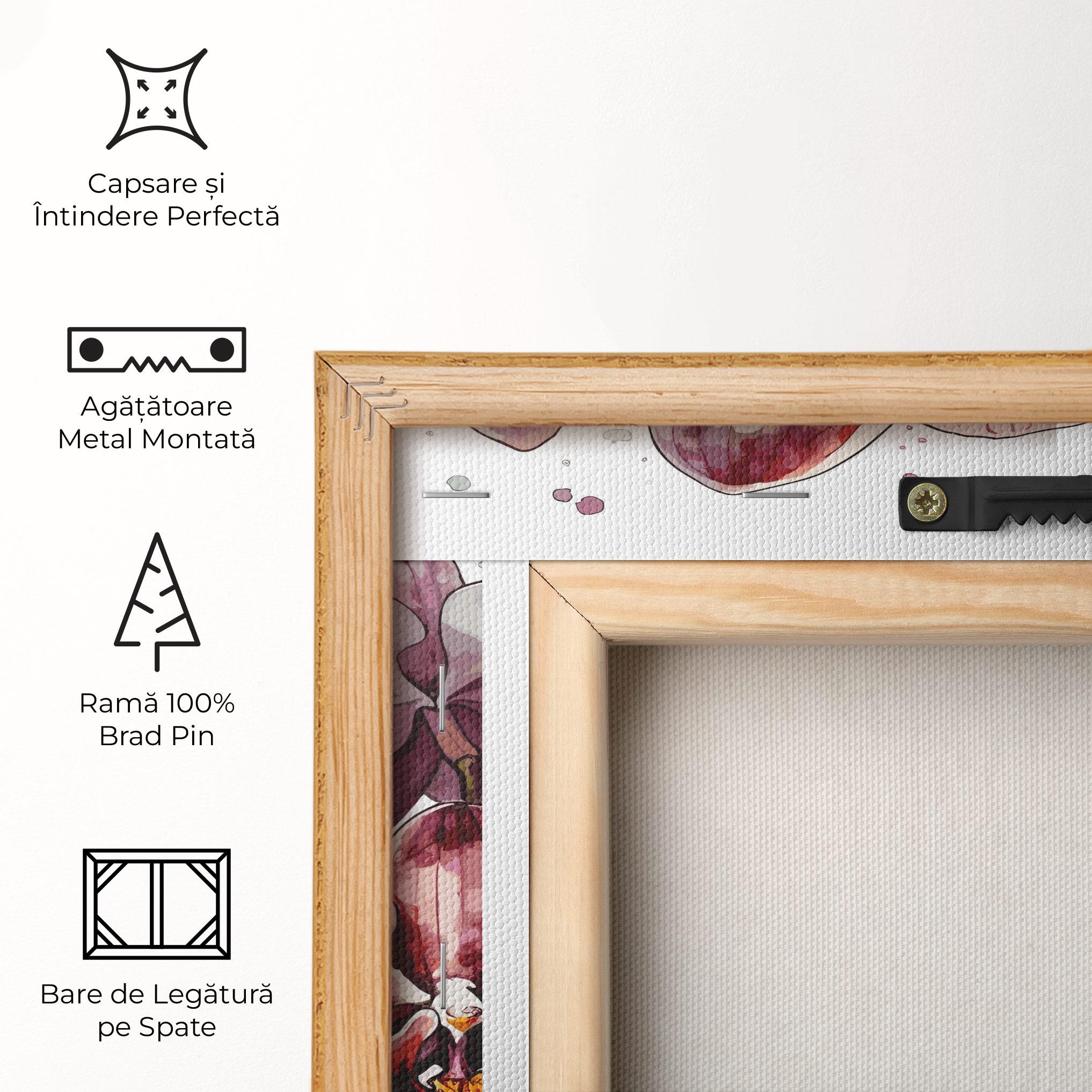 Tablou Canvas Orchid Art mockup 5