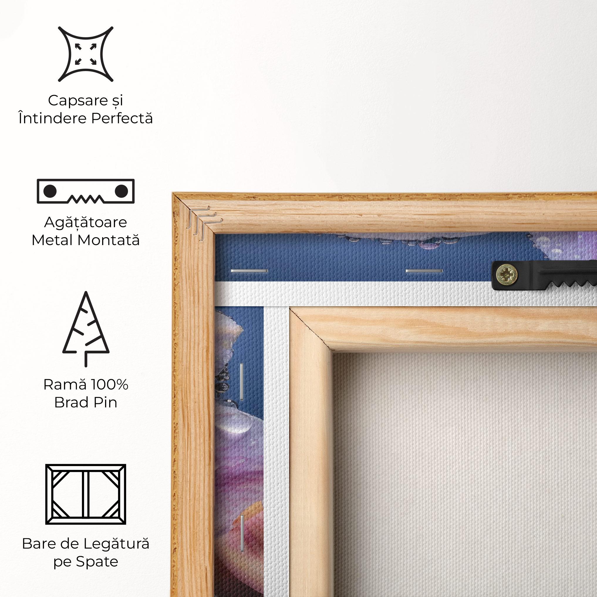 Tablou Canvas Orchid In Rain mockup 5