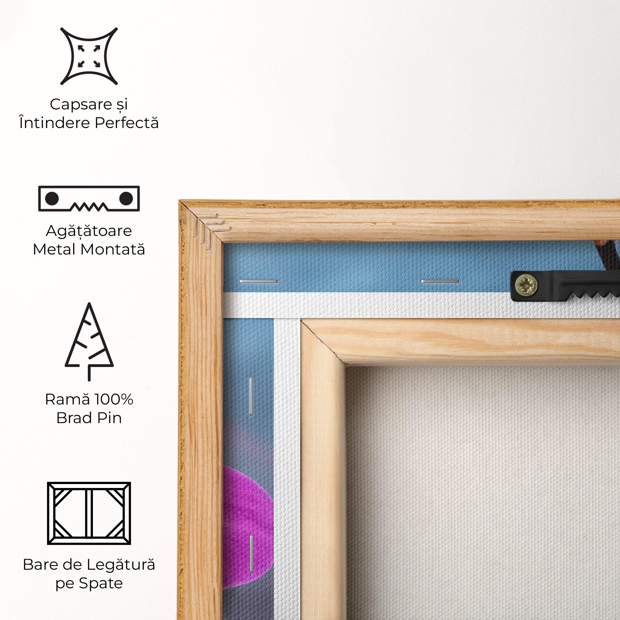 Tablou Canvas Sky Purple Orchid mockup 5