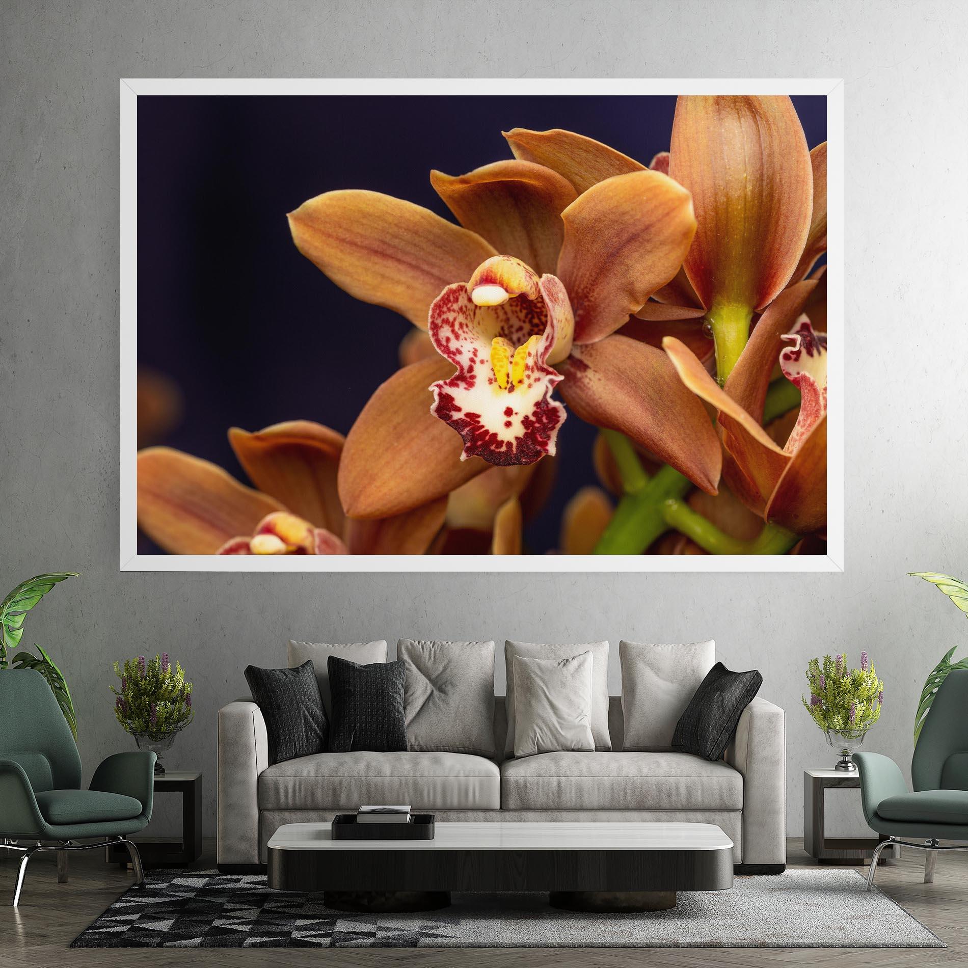 Tablou Canvas Dirty Orange Orchid mockup 7