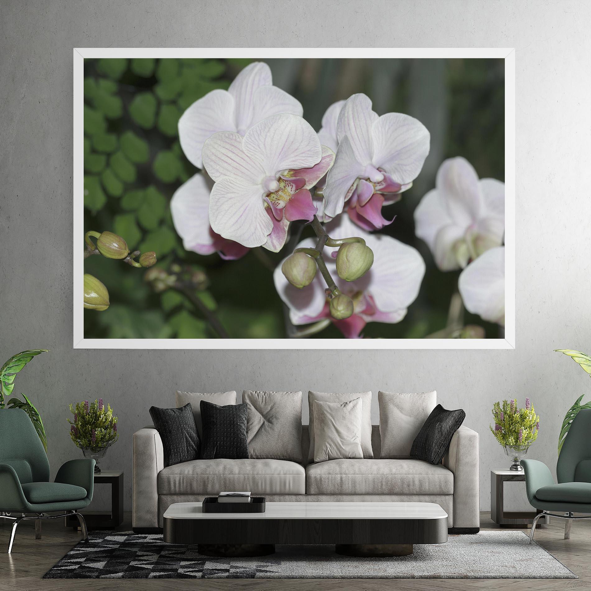 Tablou Canvas Orchid Botanical Garden mockup 7