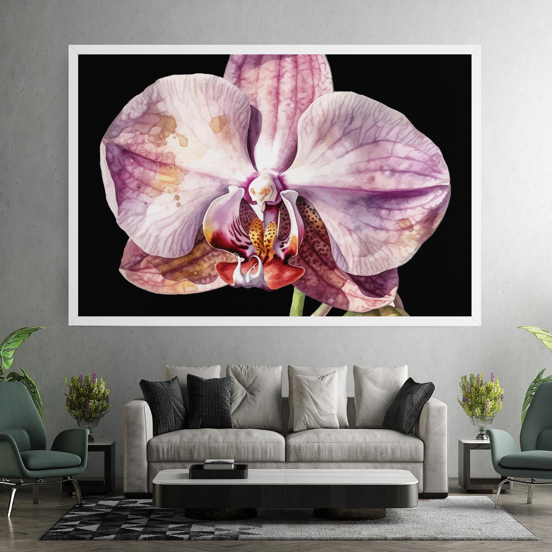 Tablou Canvas Painted Orchid mockup 7