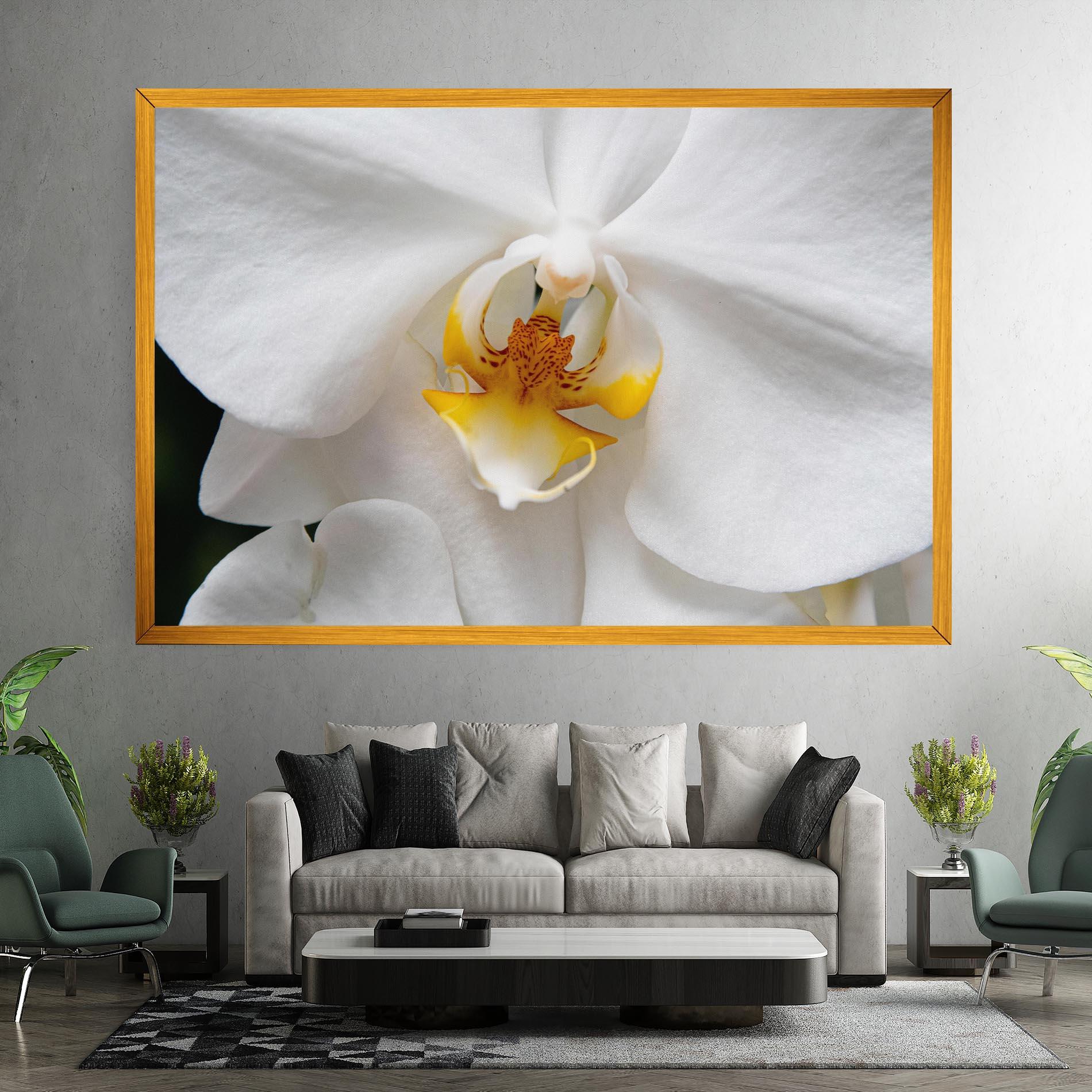 Tablou Canvas Big Orchid Close Up mockup 7