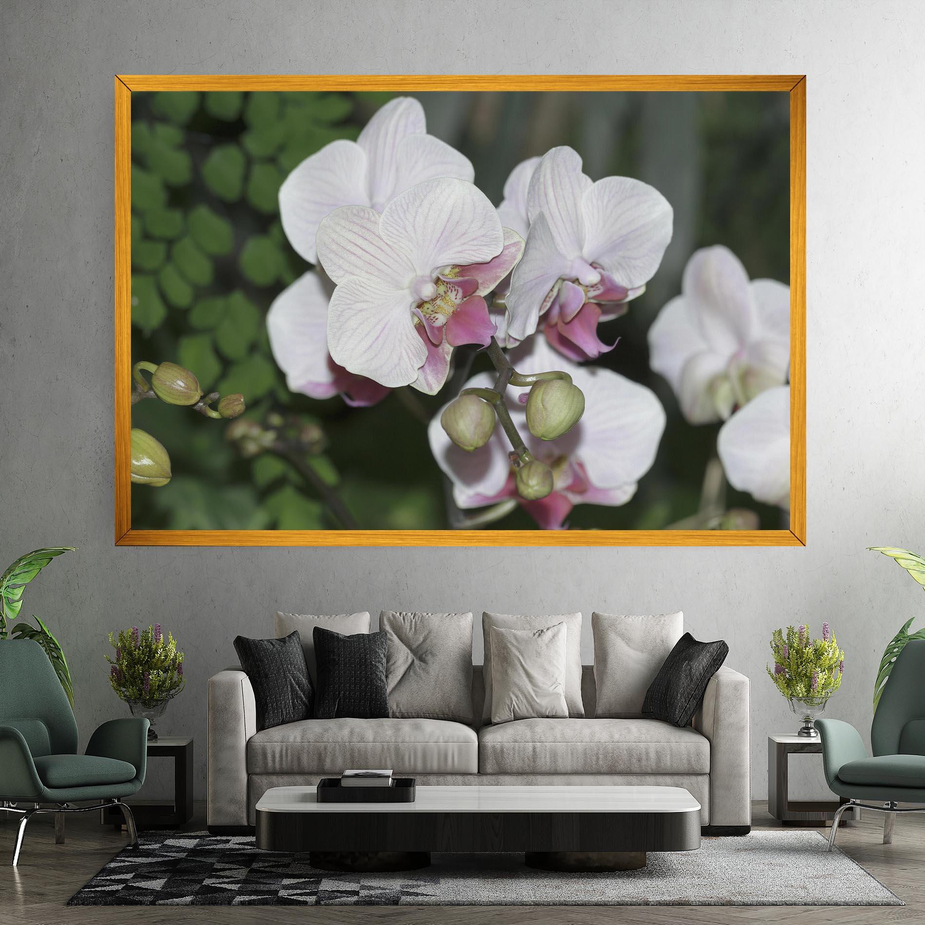 Tablou Canvas Orchid Botanical Garden mockup 7