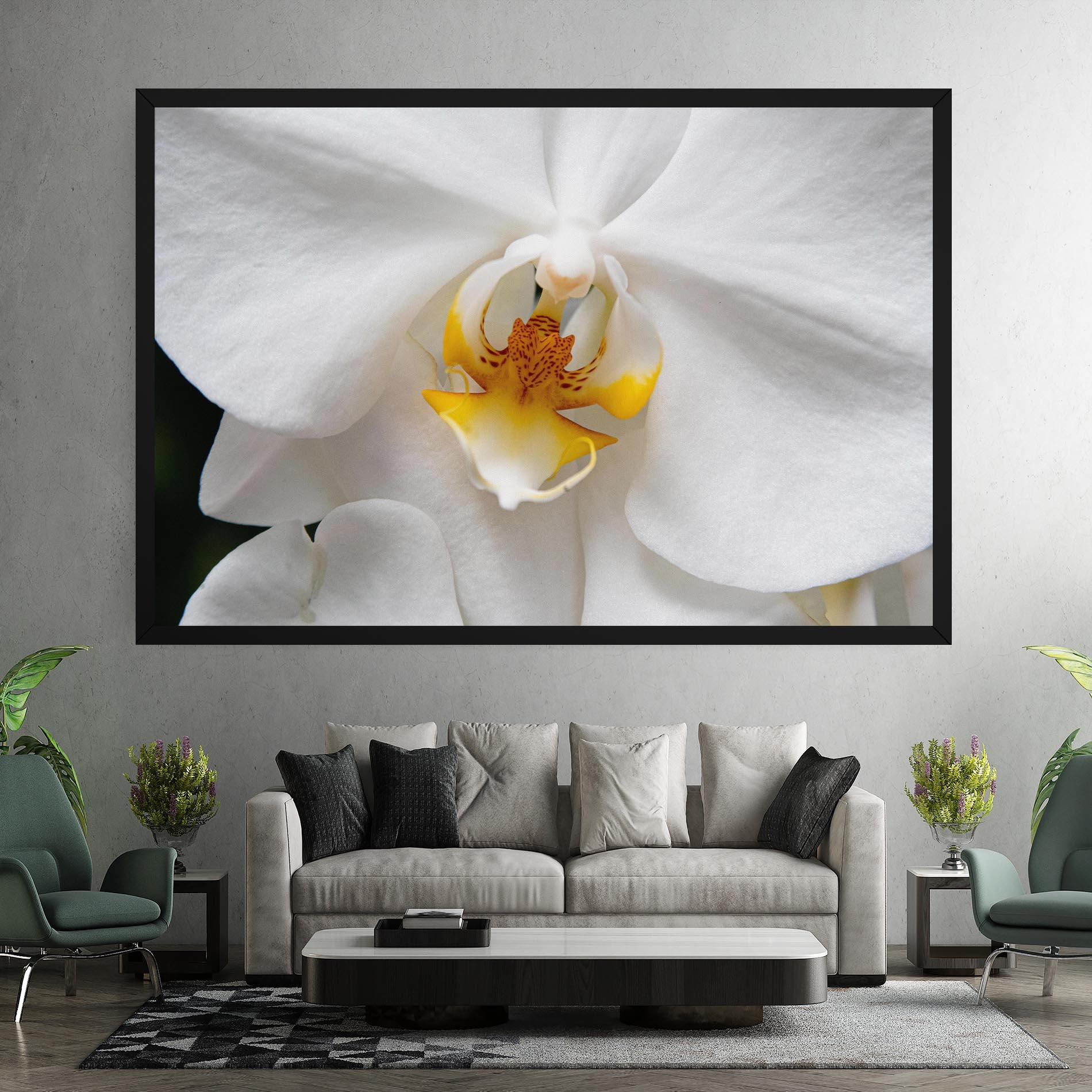 Tablou Canvas Big Orchid Close Up mockup 7